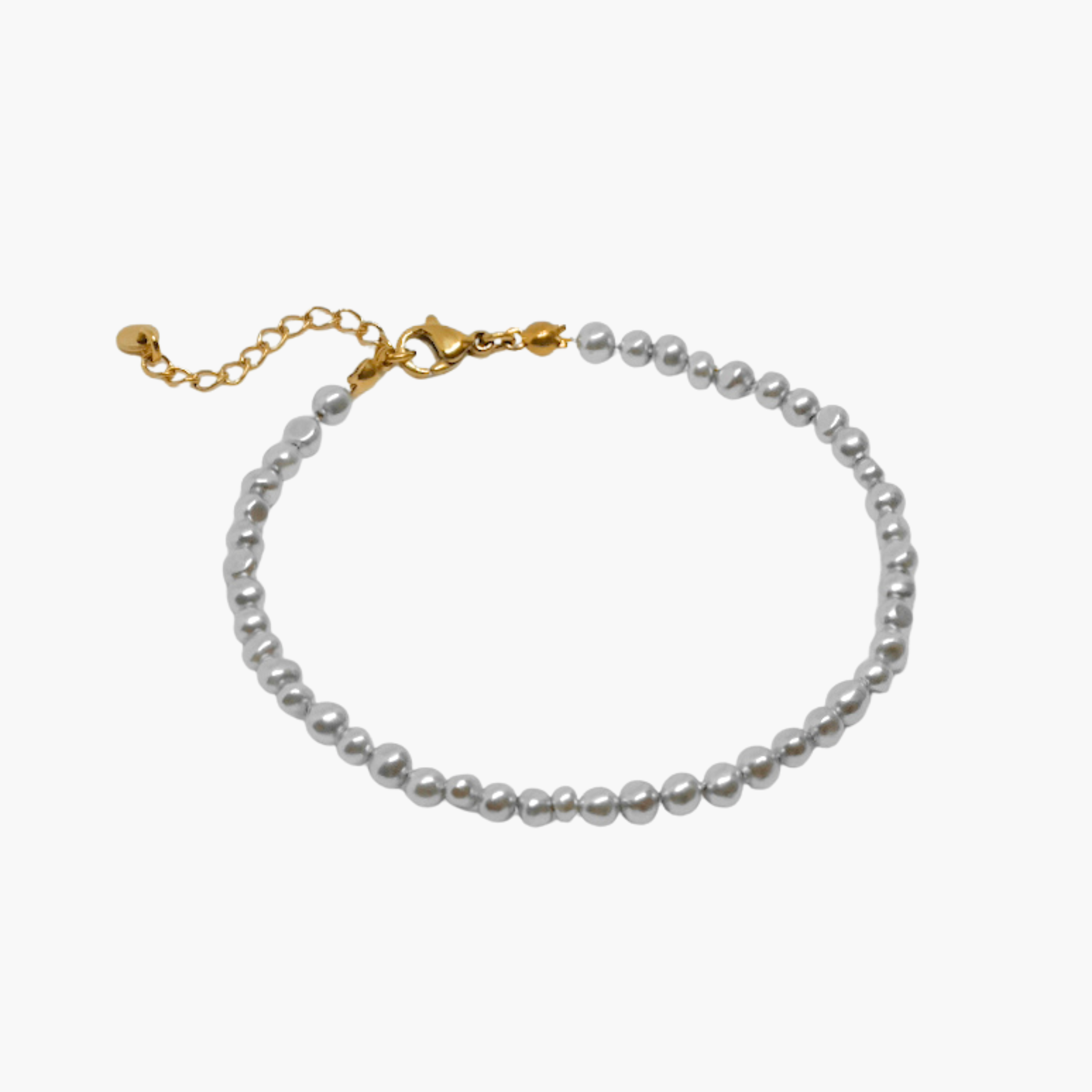 BRACCIALE PERLINE SILVER