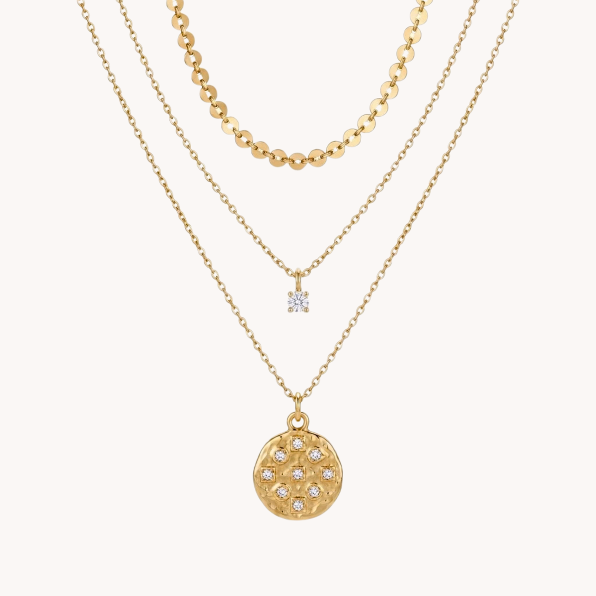 TRIPLA COLLANA AURA STARLIGHT