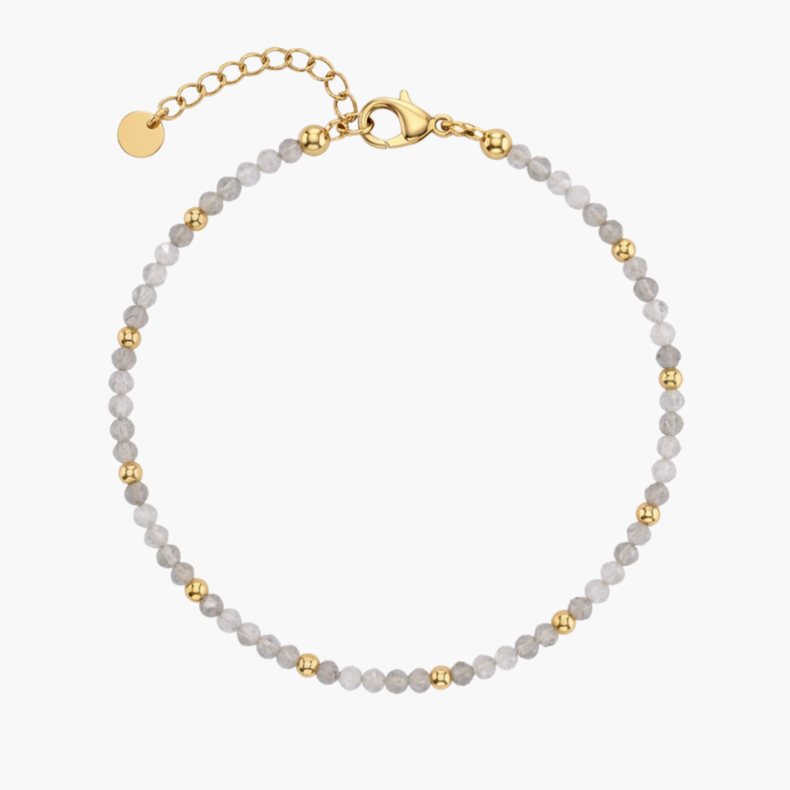 BRACCIALE IVORY SHIMMER - perline chicchi di riso bianche e sfere metalliche in acciaio oro o argento