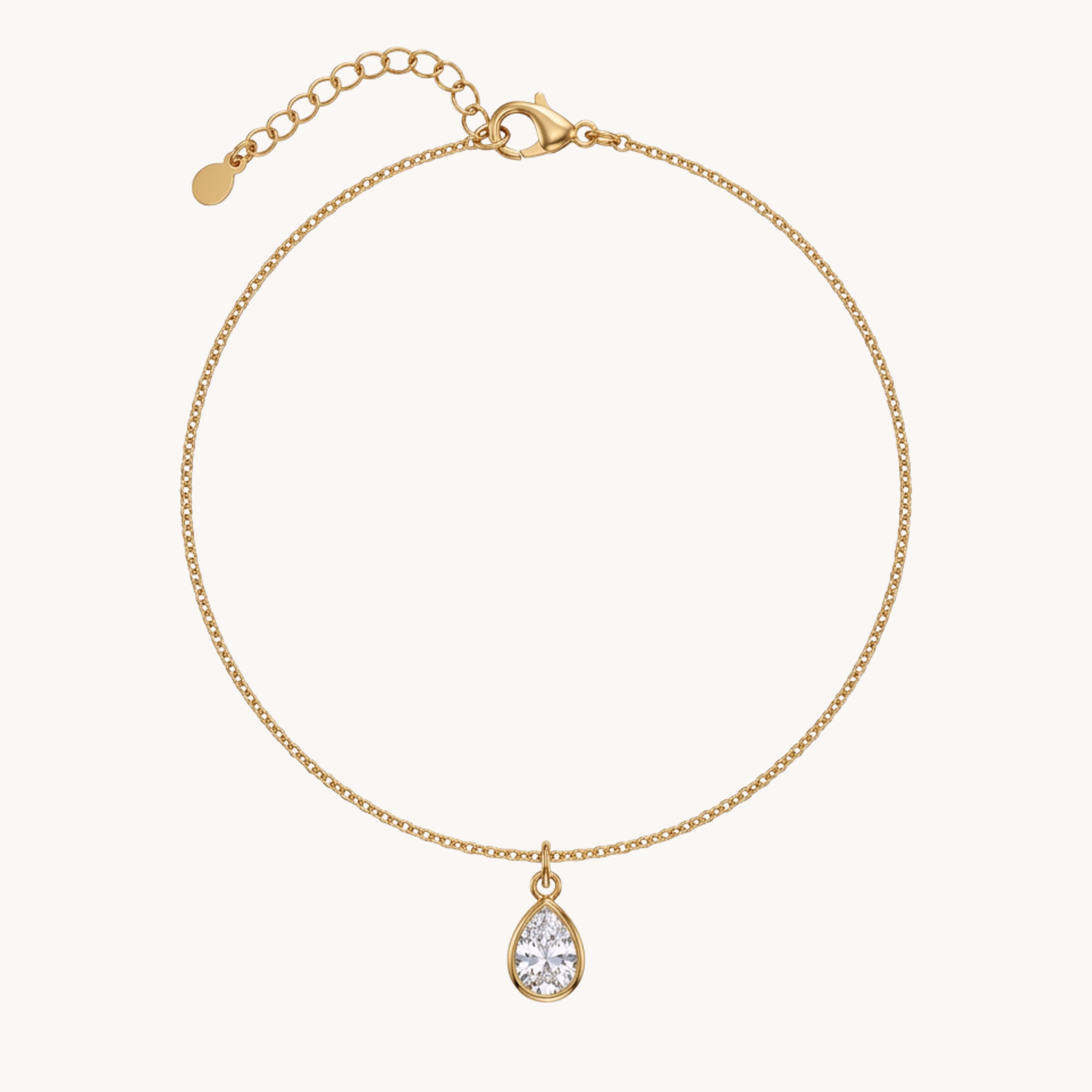 CAVIGLIERA SPARKLING - punto luce pendente a goccia in acciaio