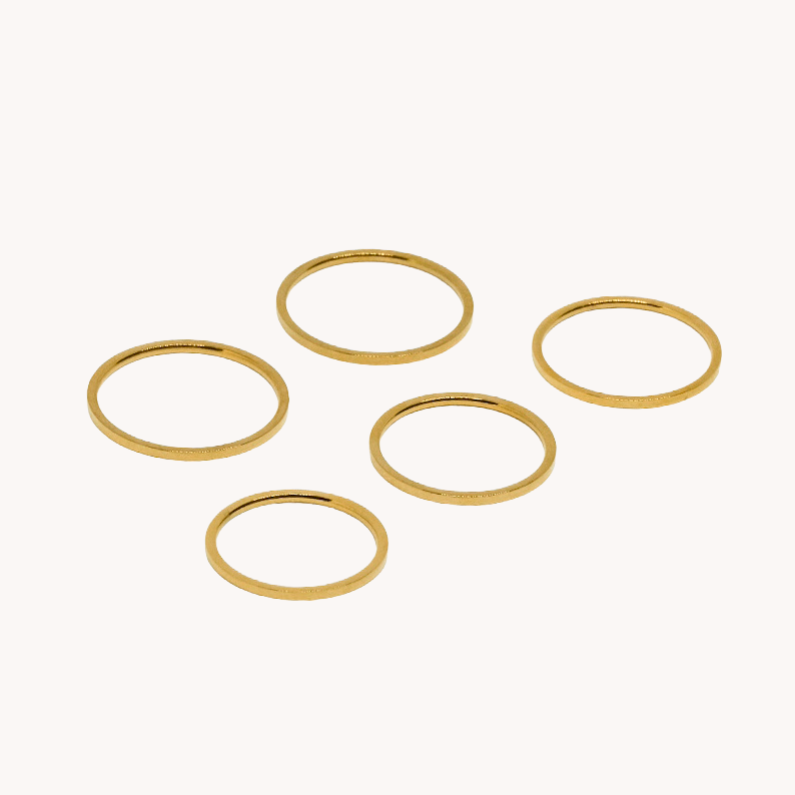 SET 5 ANELLI SOTTILI