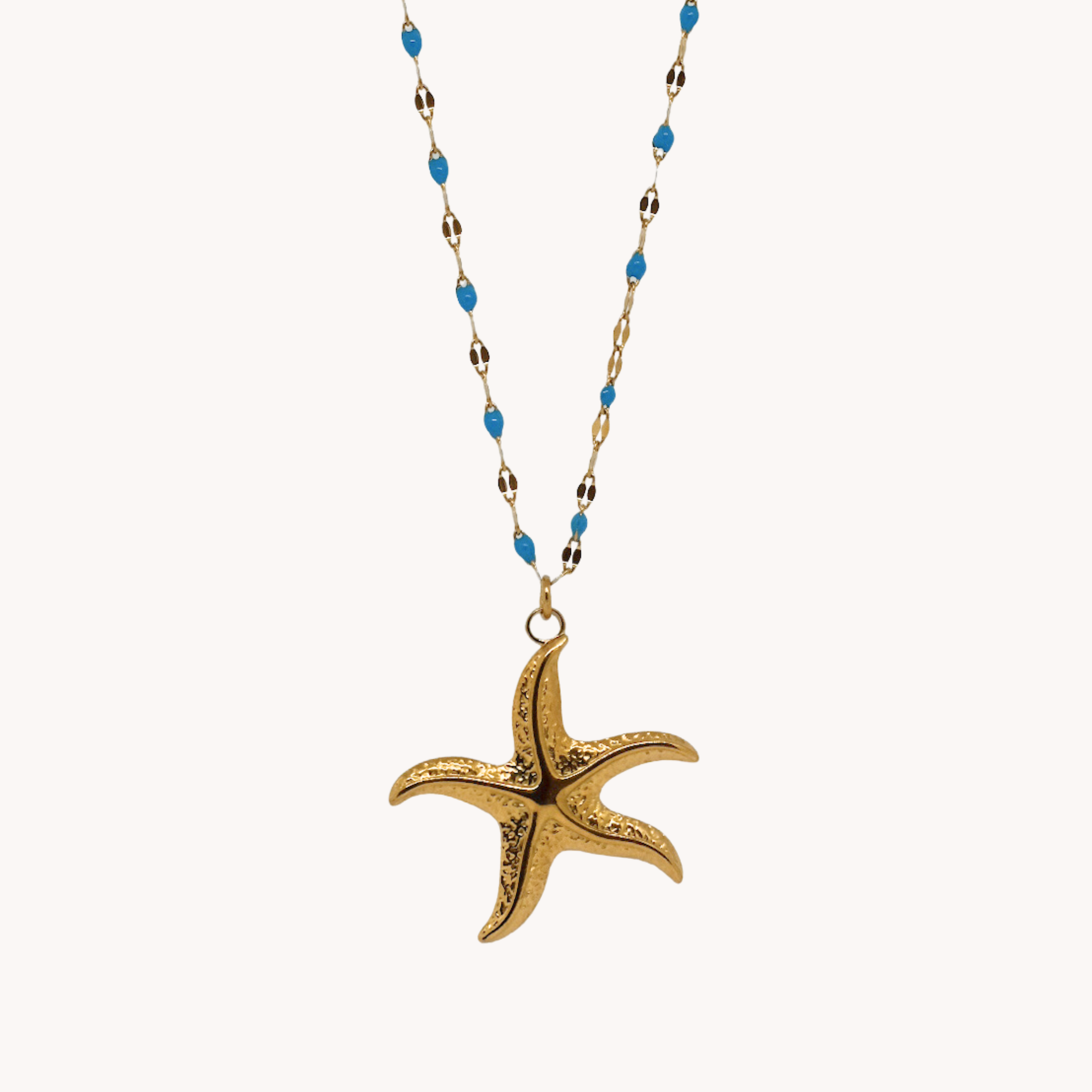 COLLANA BLU STELLA MARINA