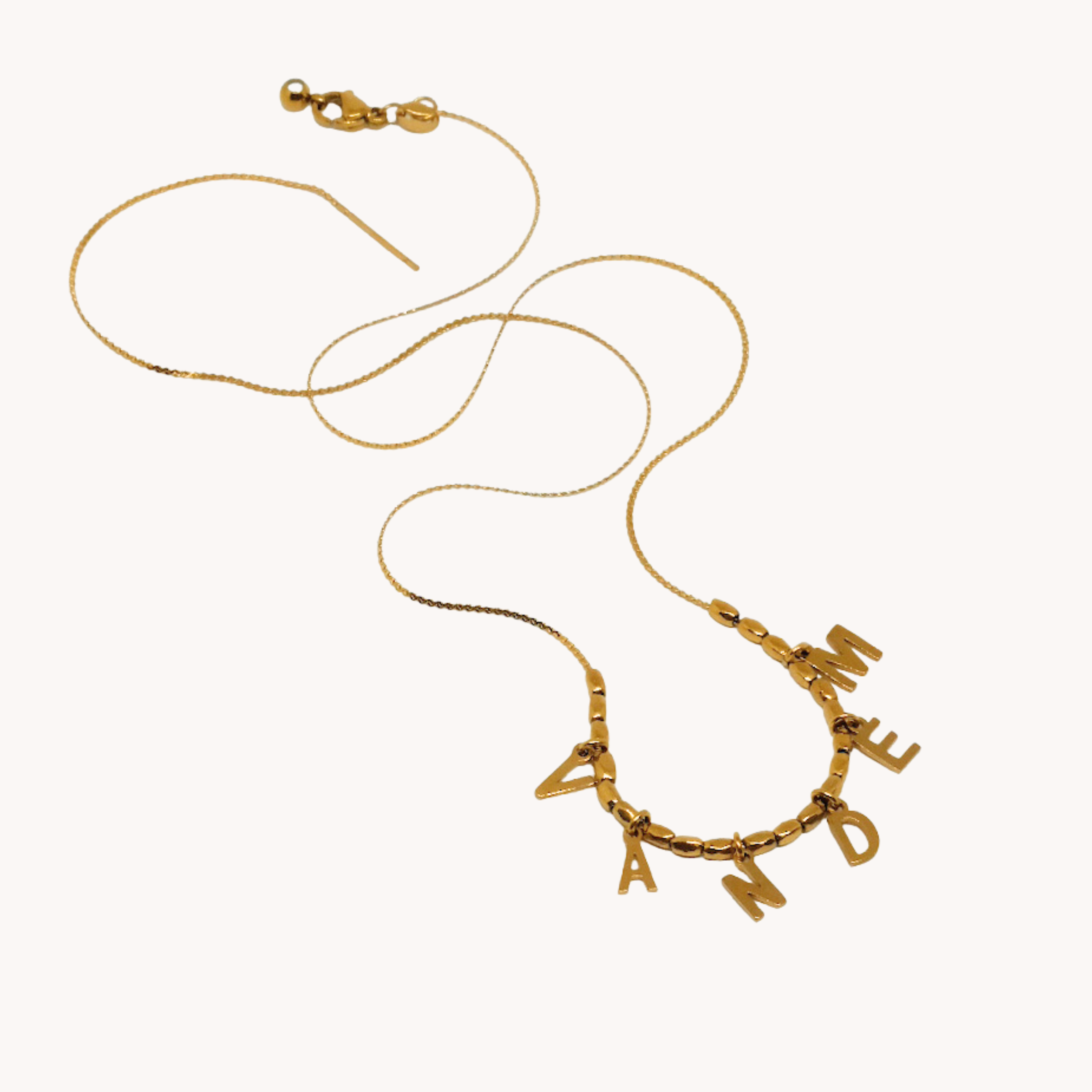 COLLANA PERSONALIZZABILE - Scegli le lettere