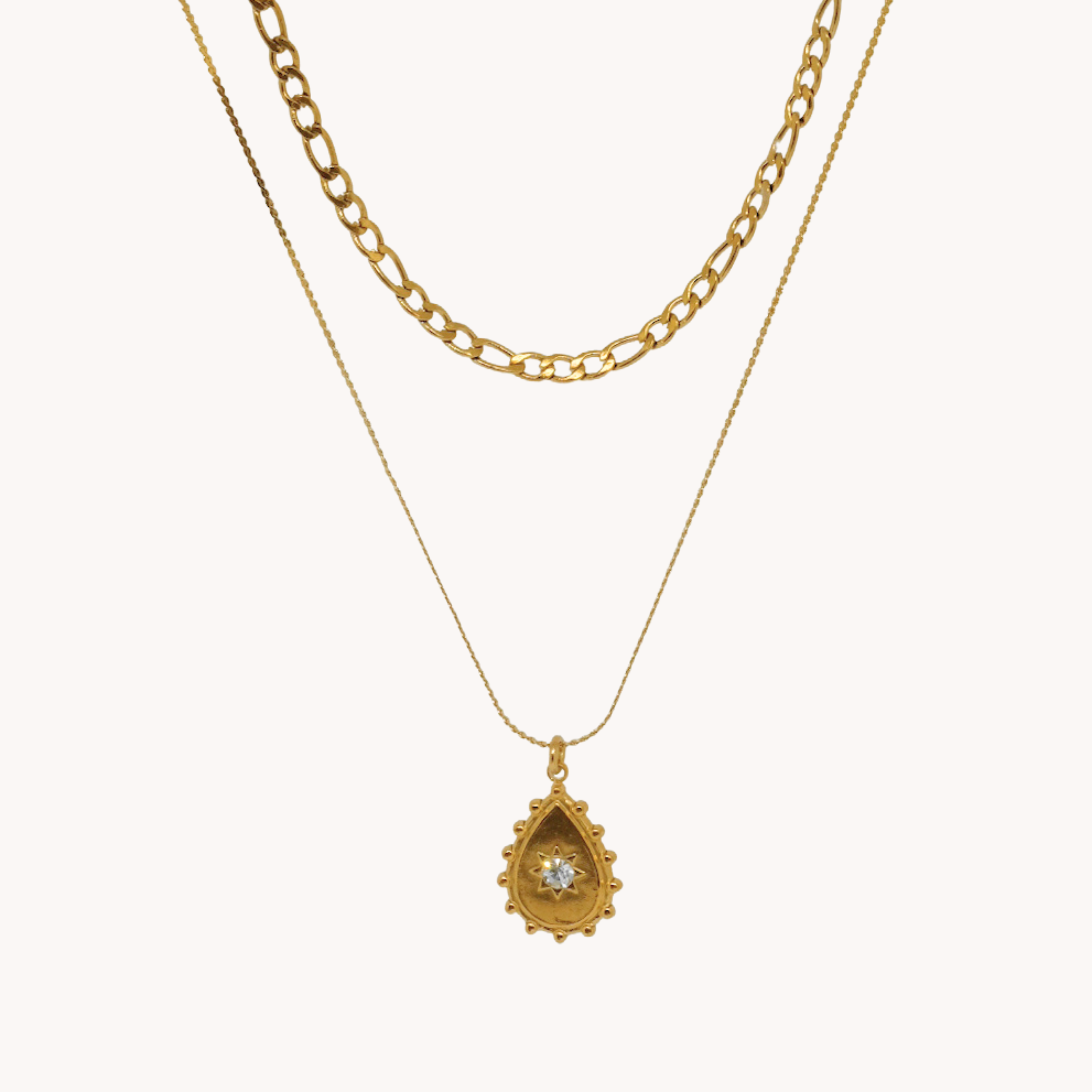 DOPPIA COLLANA GOCCIA