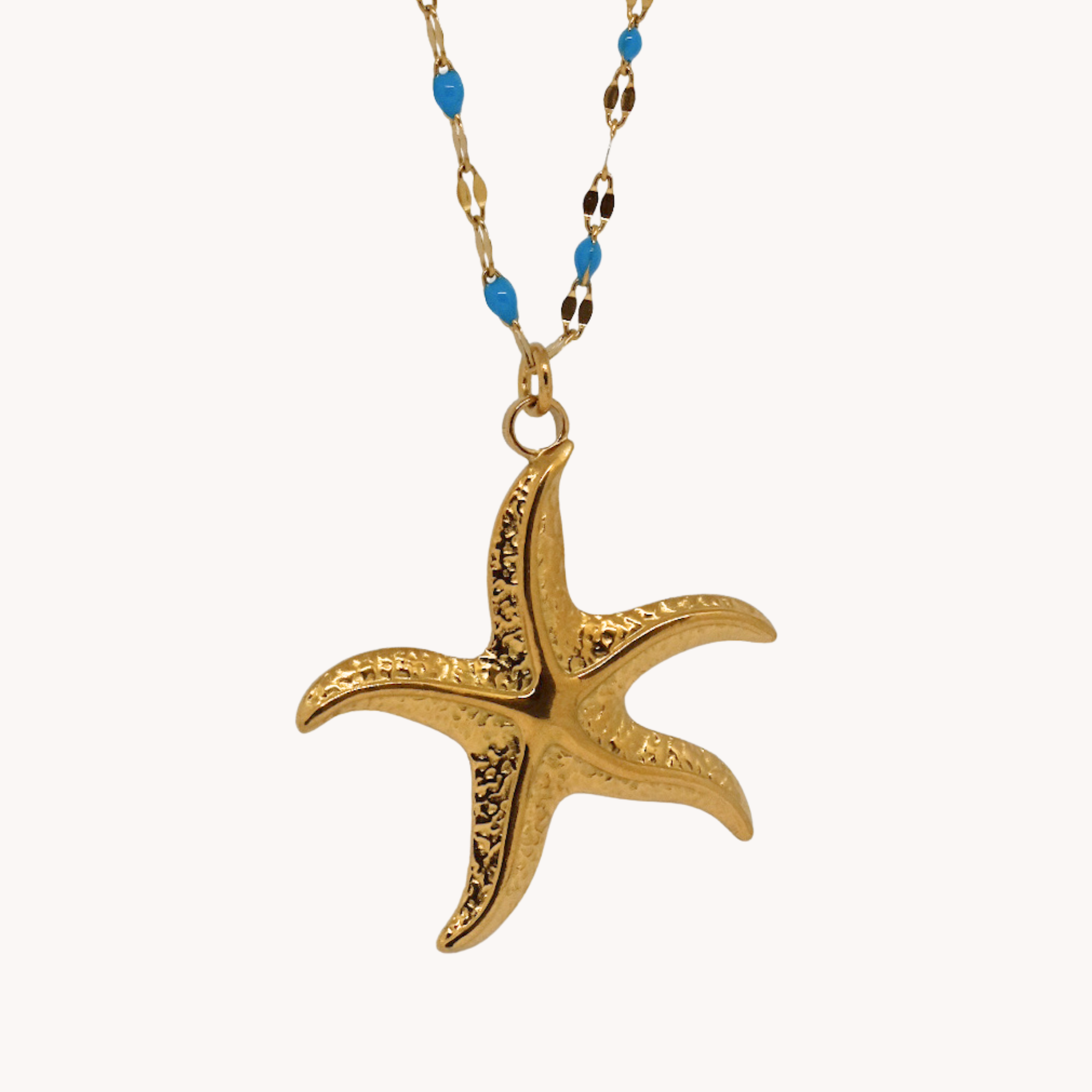 COLLANA BLU STELLA MARINA