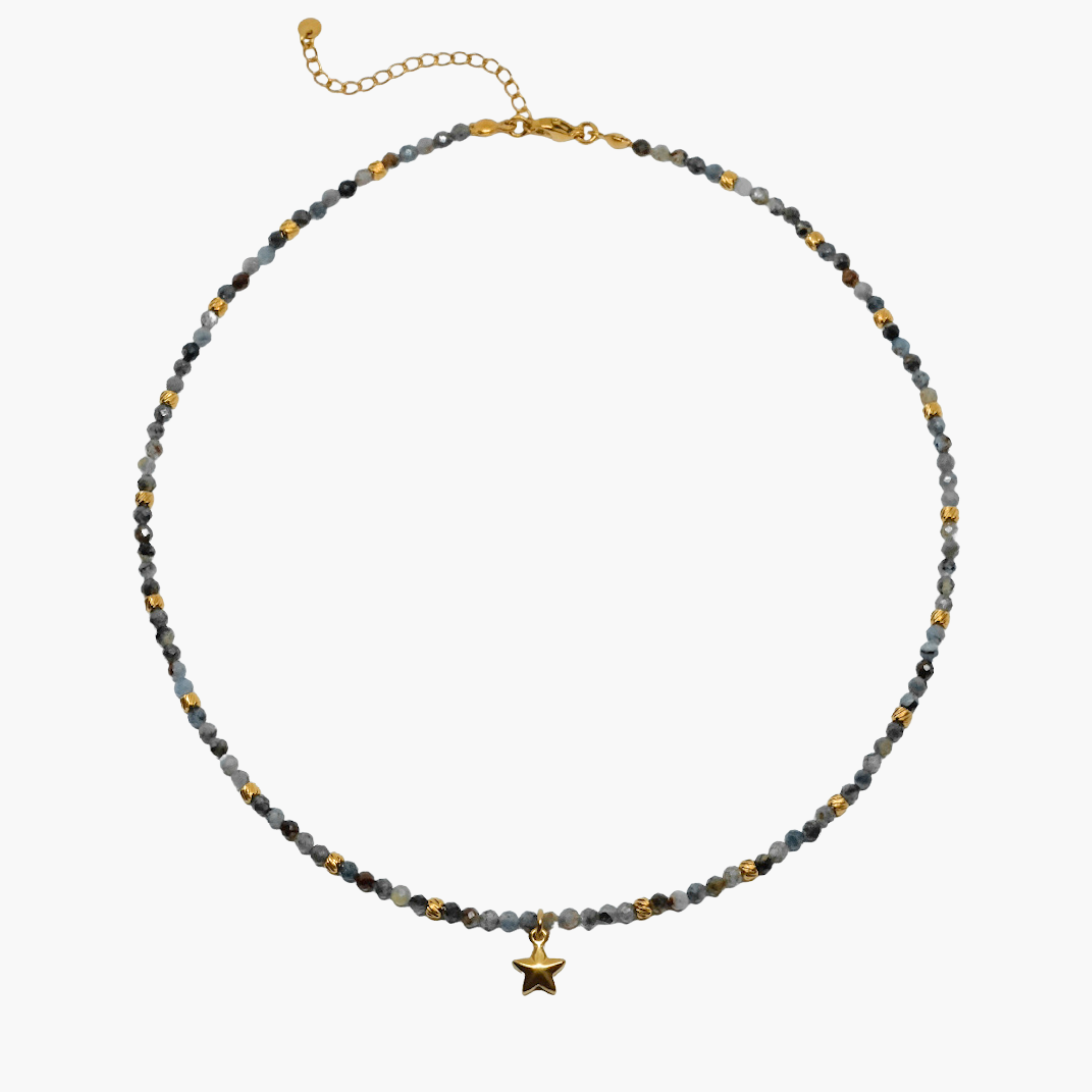 GIROCOLLO PERLINE CON STELLA