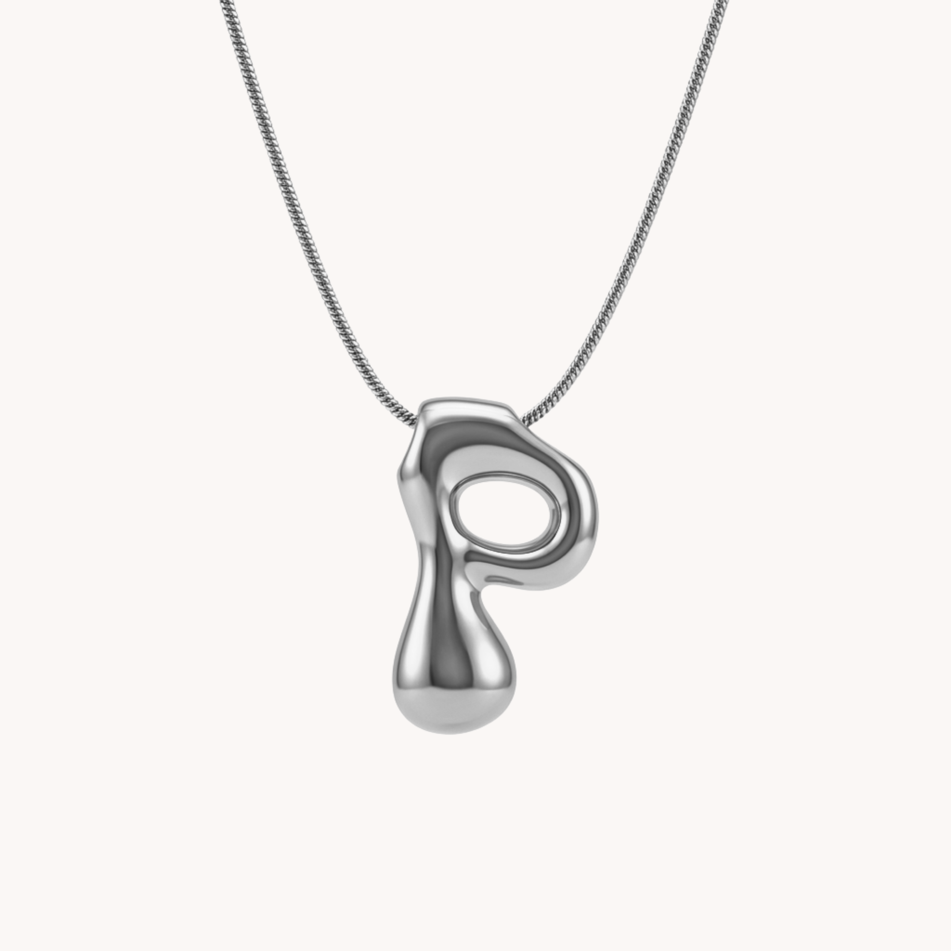 COLLANA IDENTITY IN ACCIAIO - scegli la tua lettera
