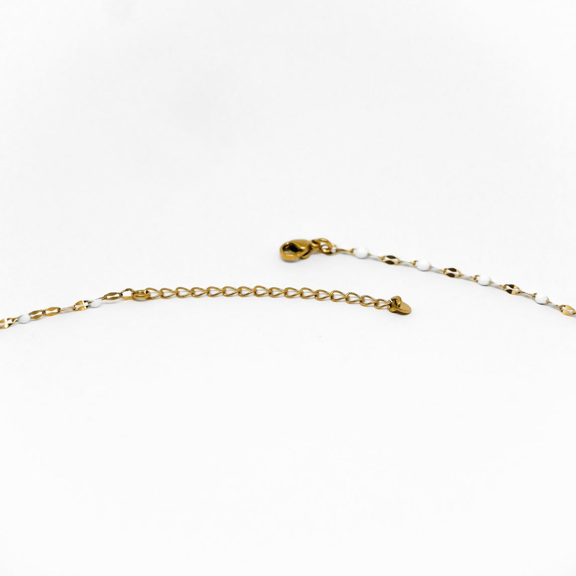 BODY CHAIN ORO/BIANCA - Regolabile