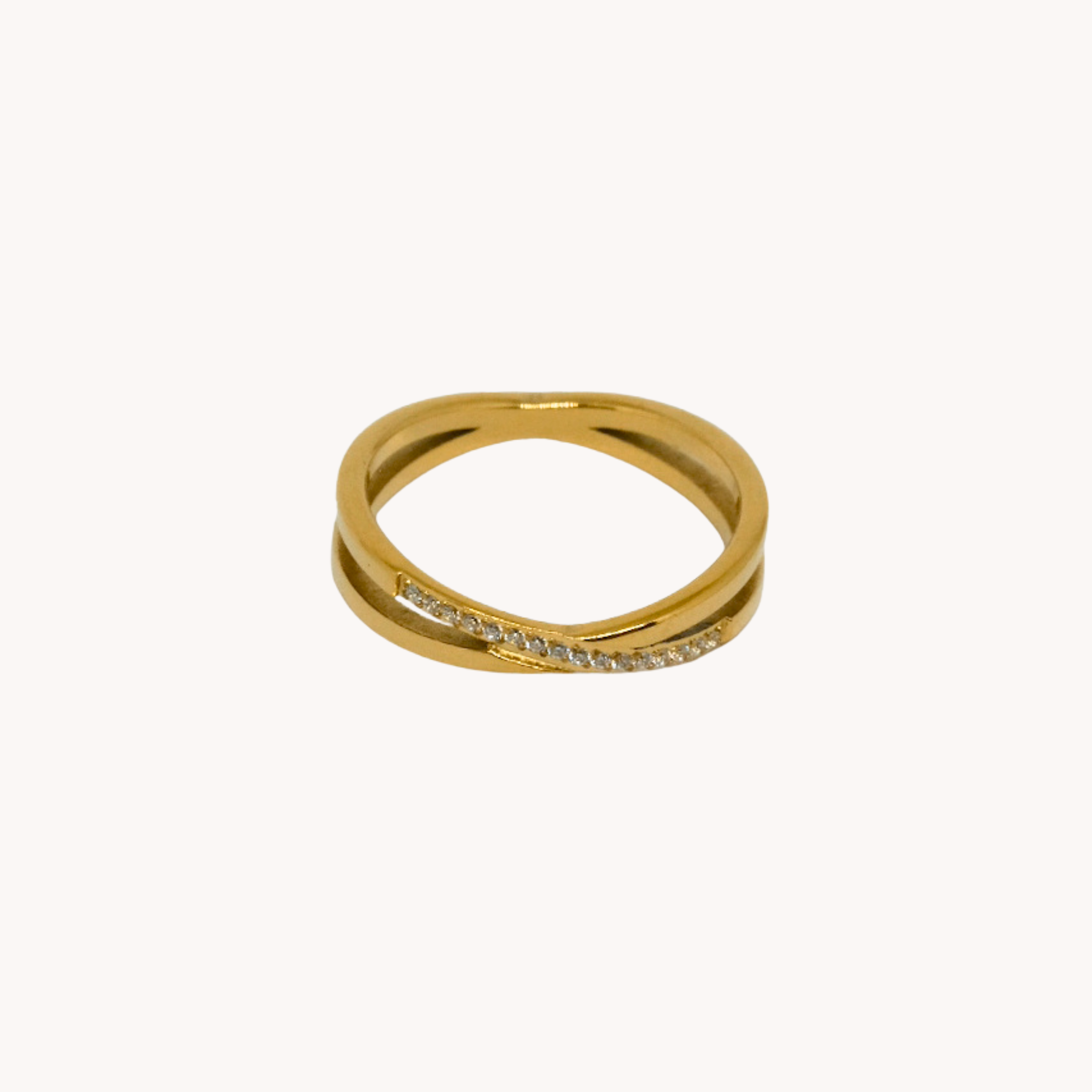 ANELLO DOPPIO ZIRCONATO