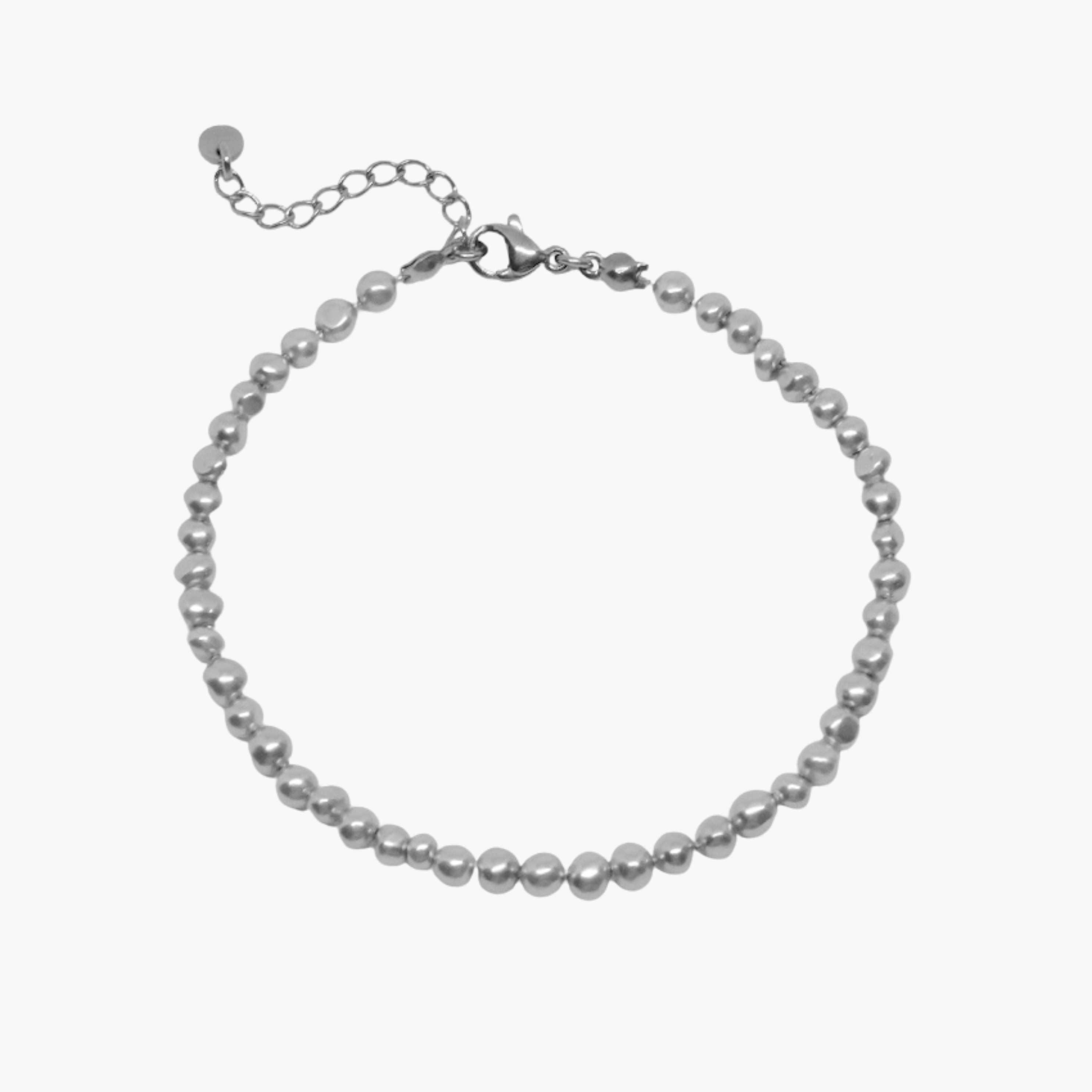 BRACCIALE PERLINE SILVER