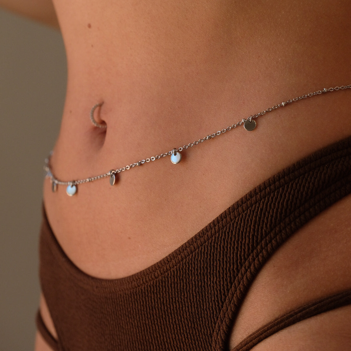 BODY CHAIN ARGENTO - Regolabile