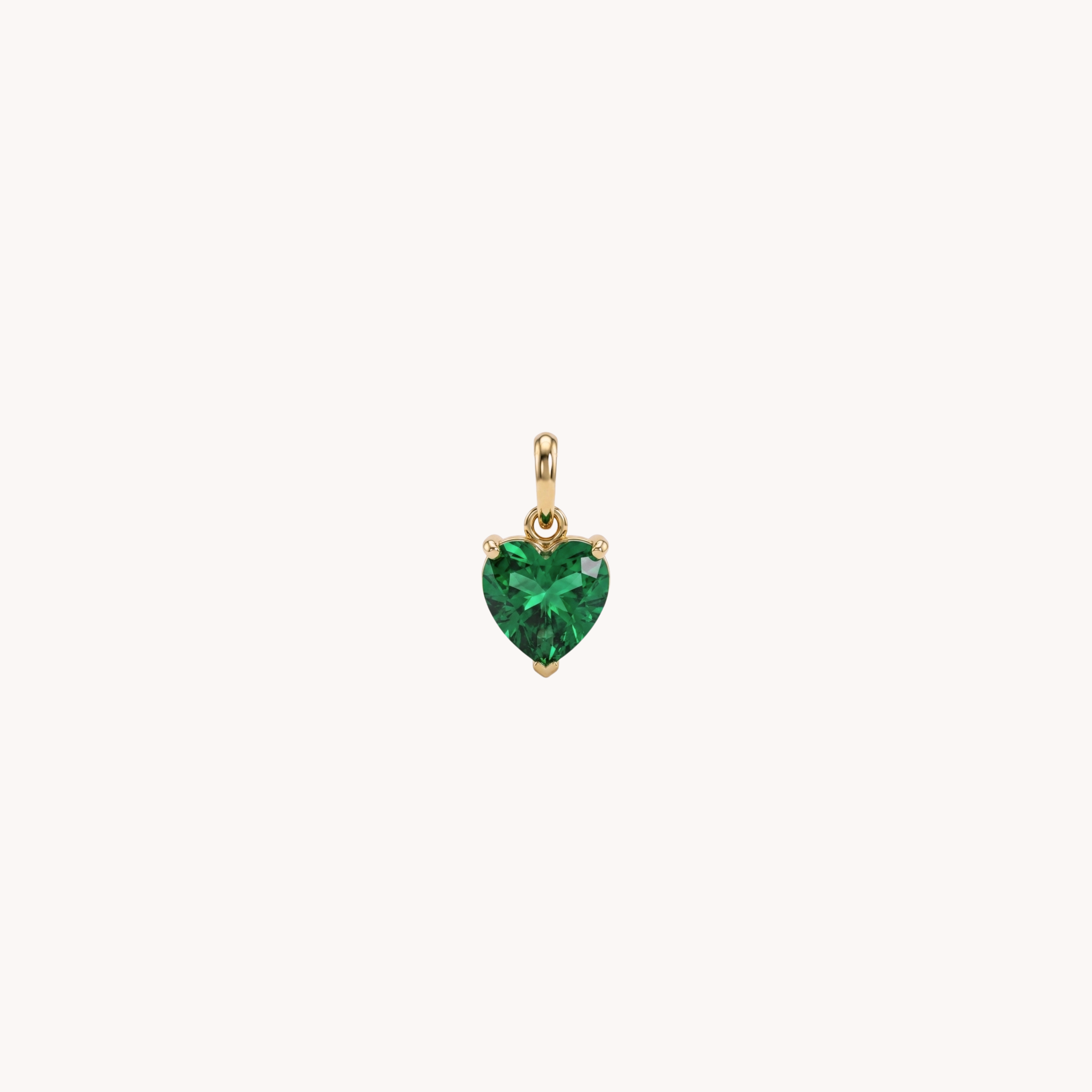 CIONDOLO CUORE VERDE