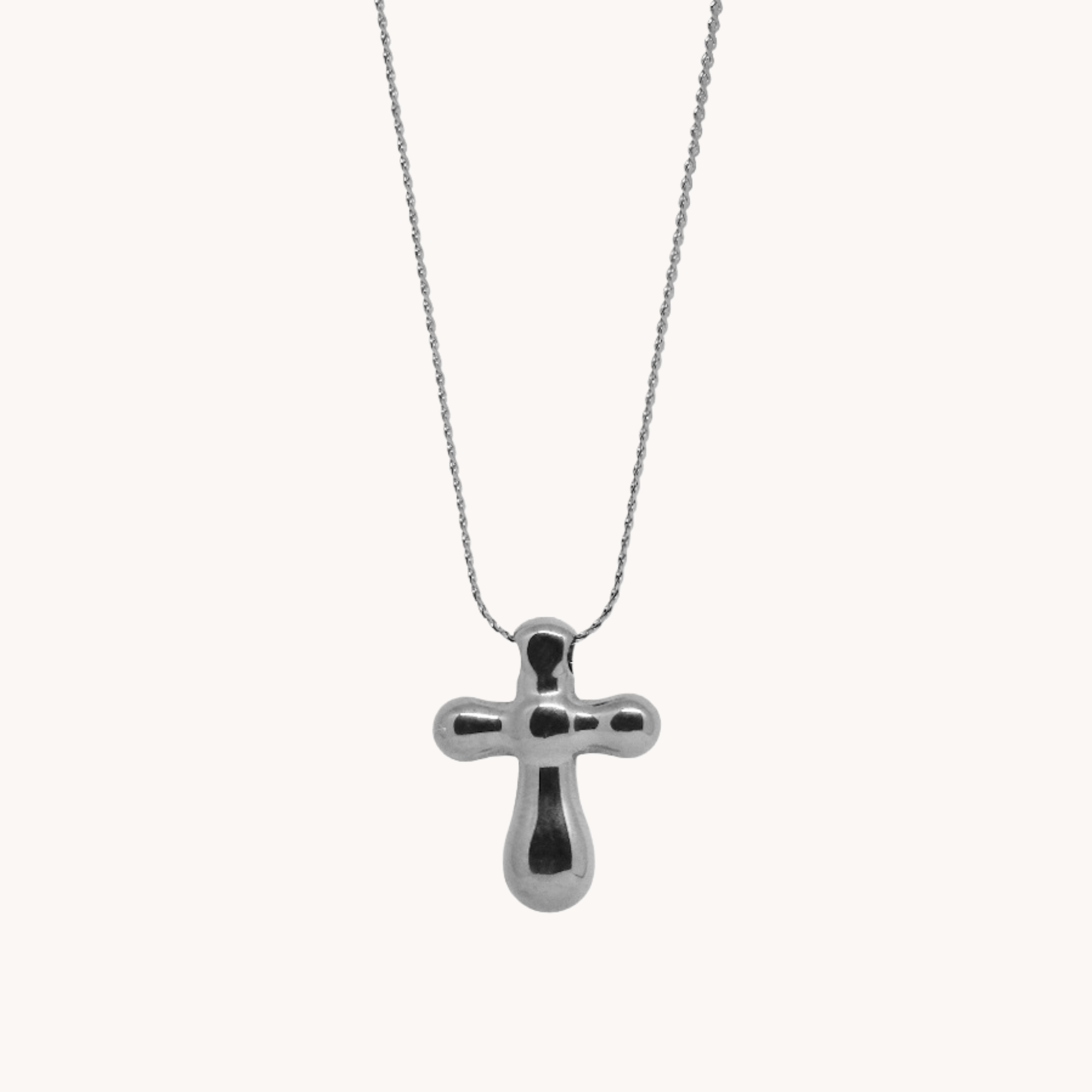 COLLANA CROCE BOMBATA