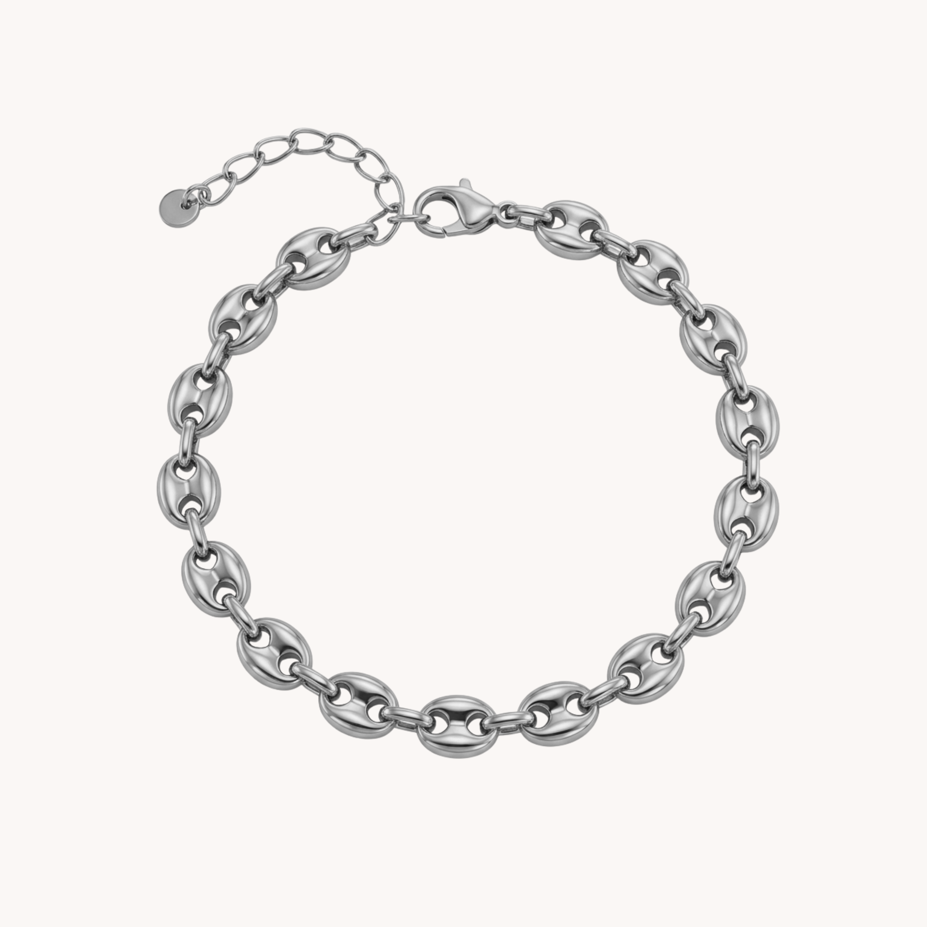 BRACCIALE CATENA BOMBATA