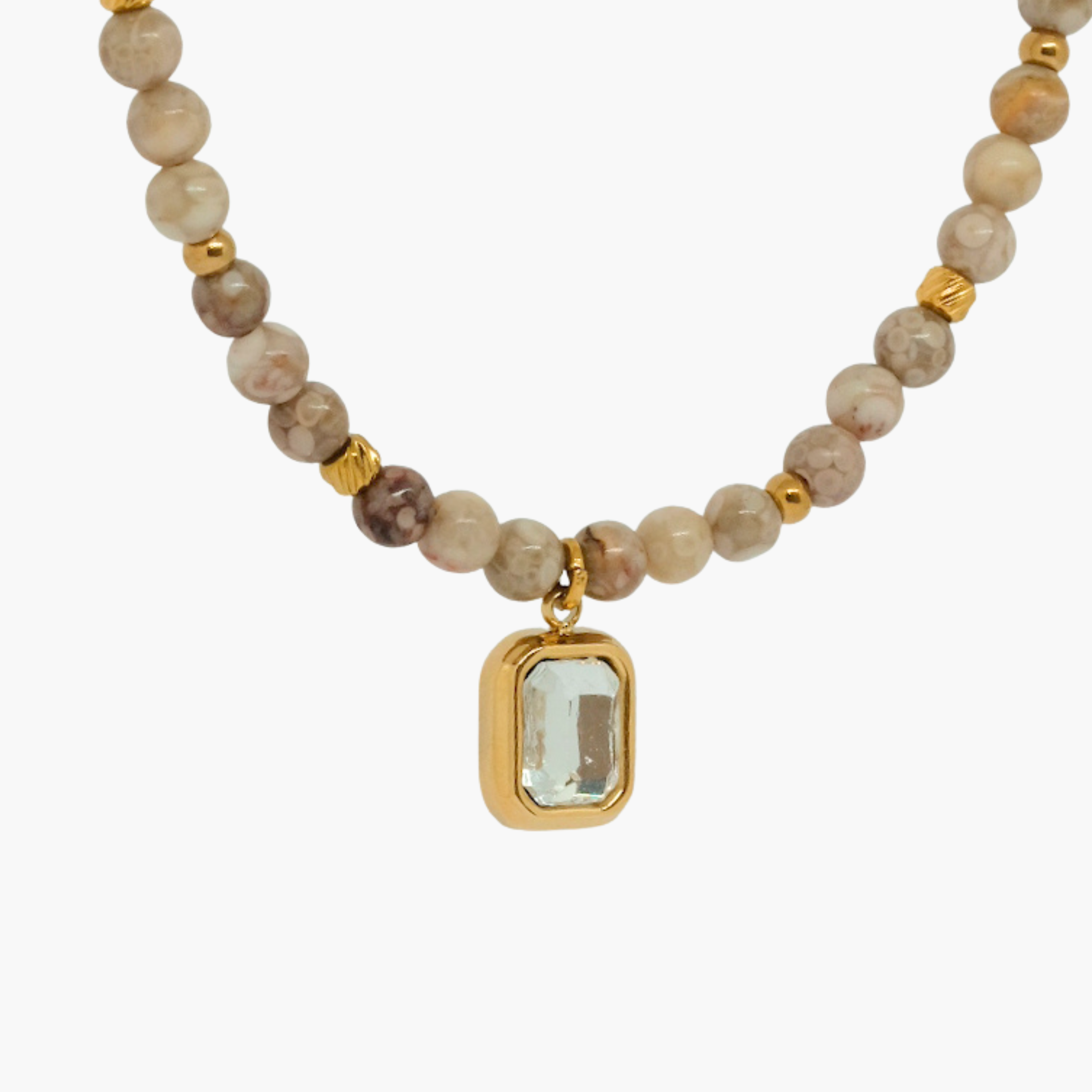 GIROCOLLO PERLINE E ZIRCONE