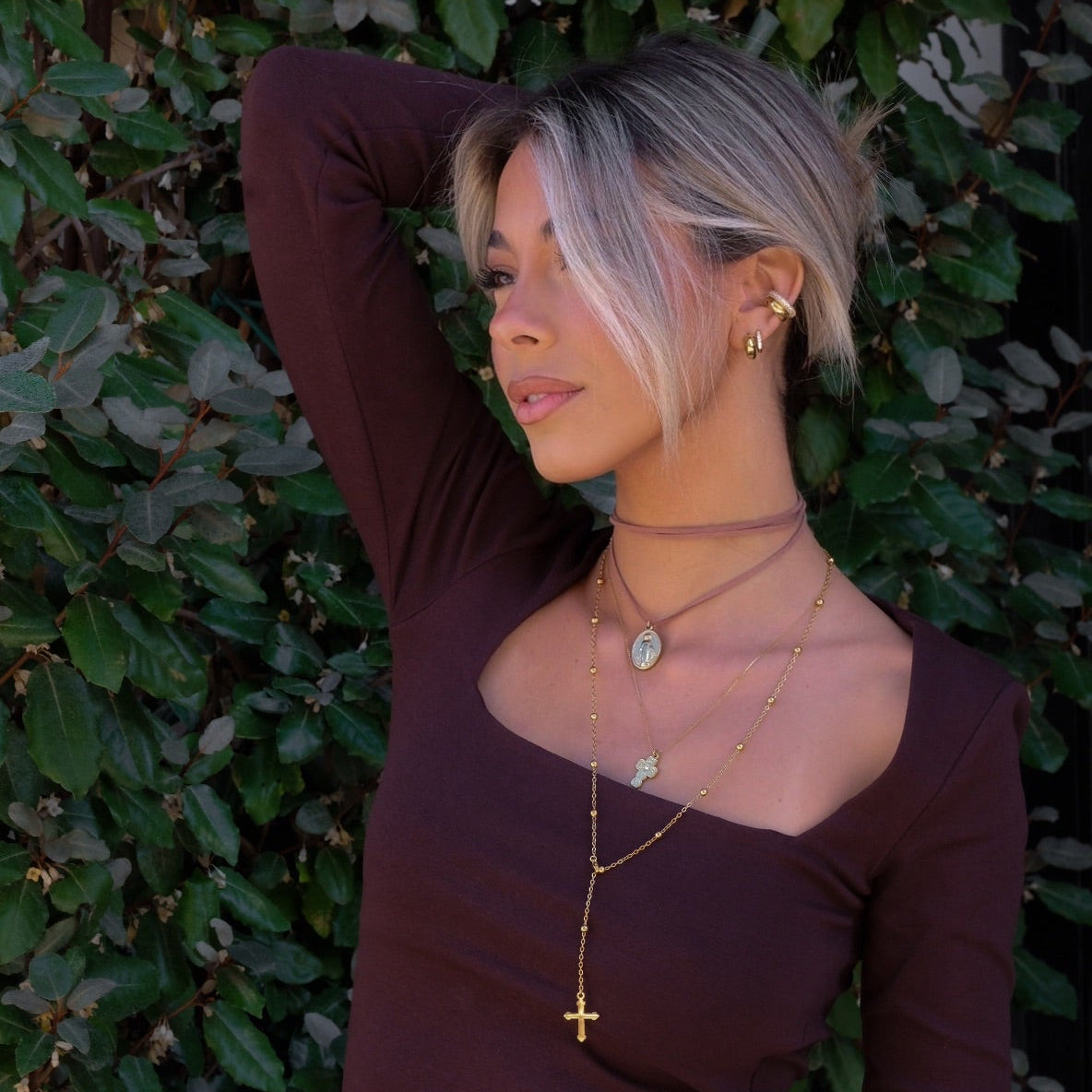 COLLANA CROCE PENDENTE