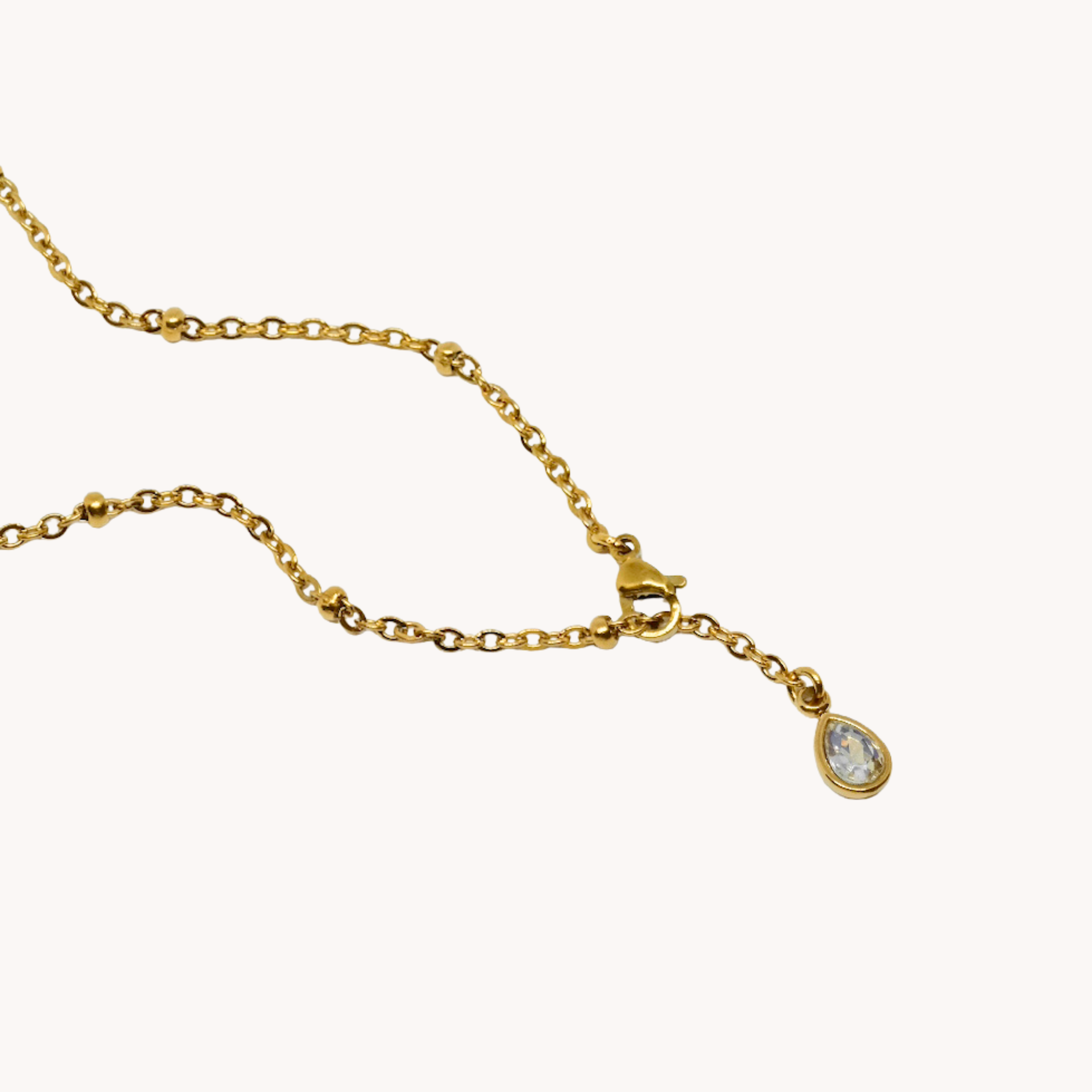 COLLANA ZIRCONE PENDENTE