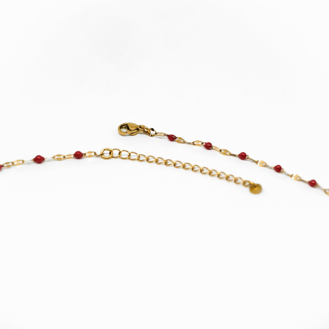 BODY CHAIN ORO/ROSSA - Regolabile