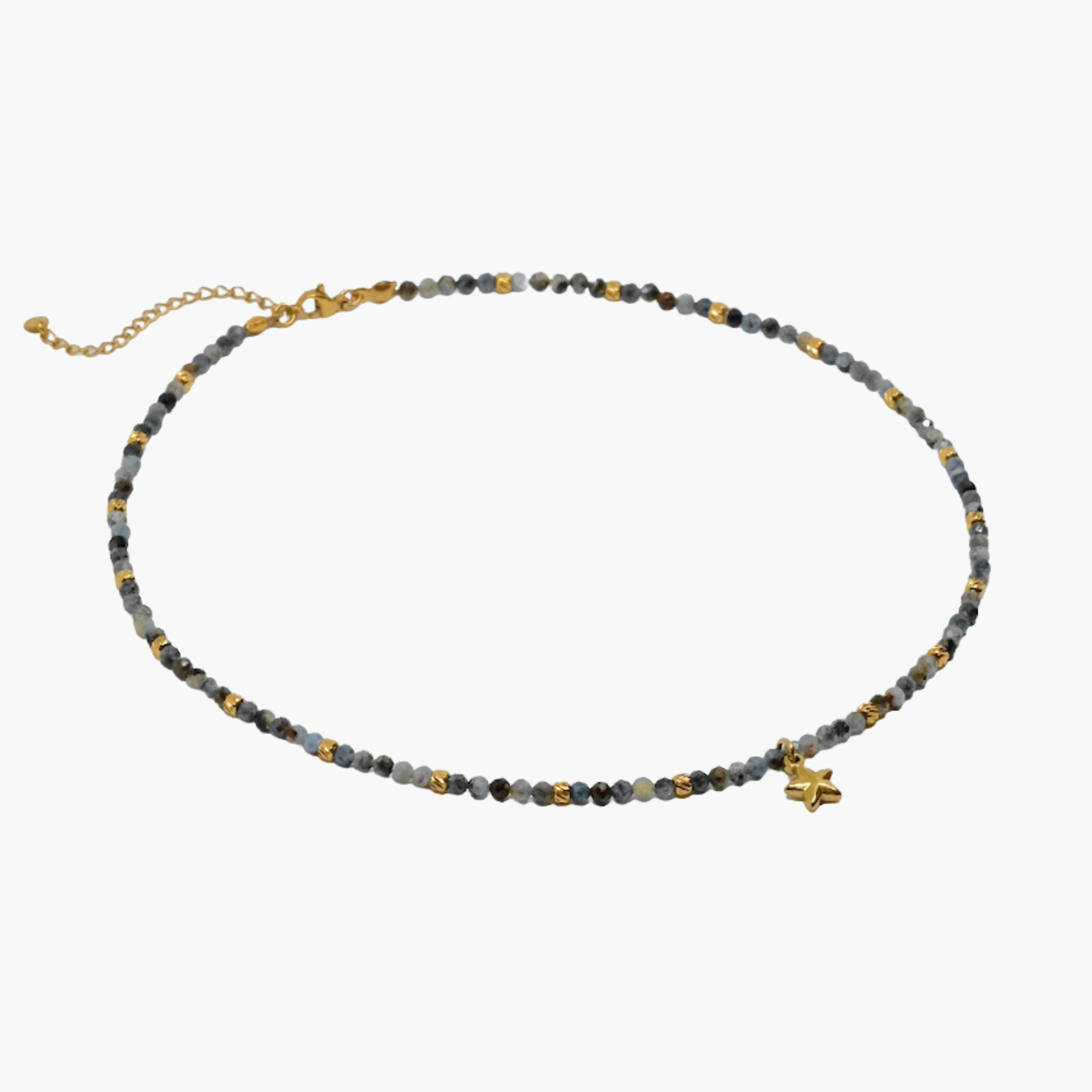 GIROCOLLO PERLINE CON STELLA