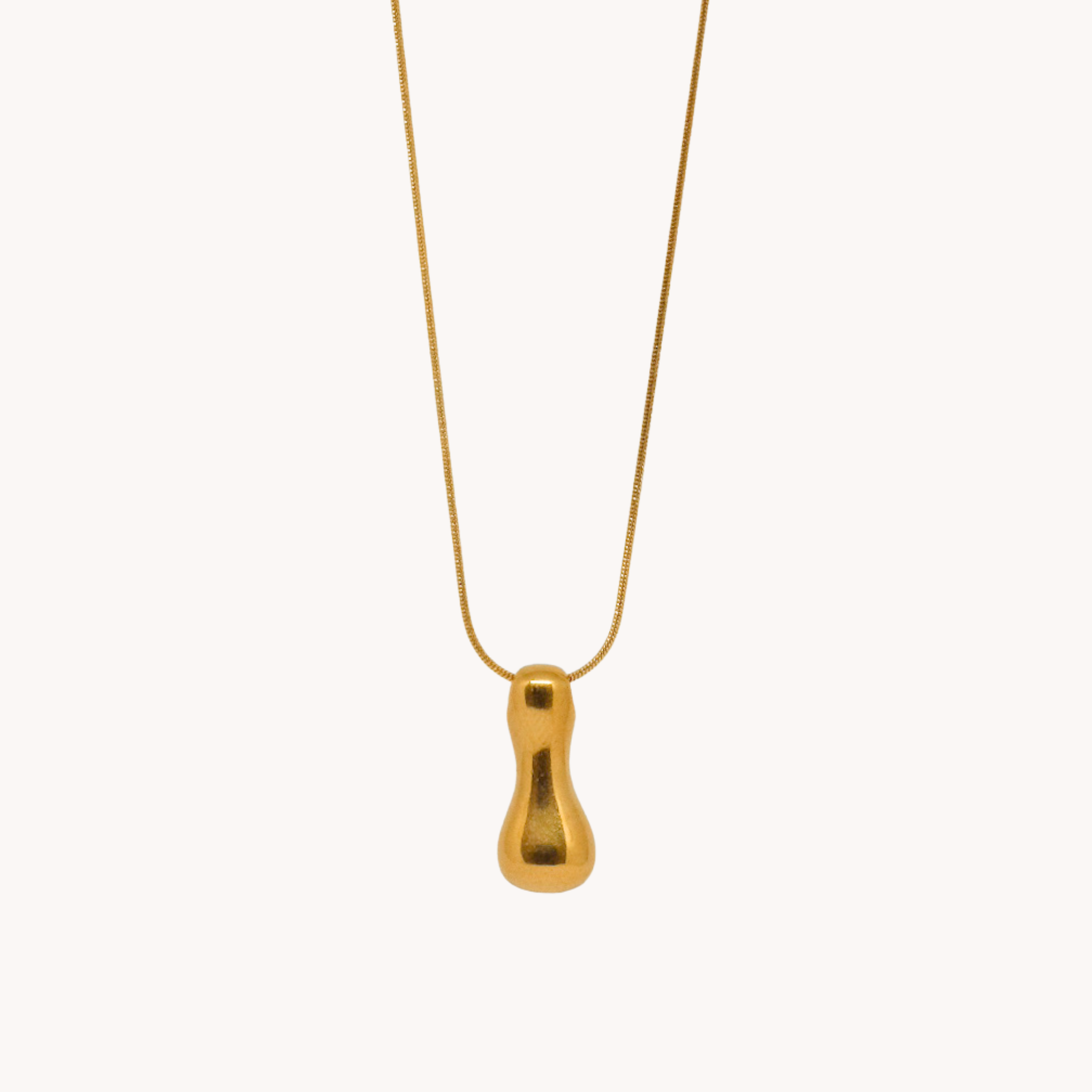 COLLANA LETTERA BOMBATA