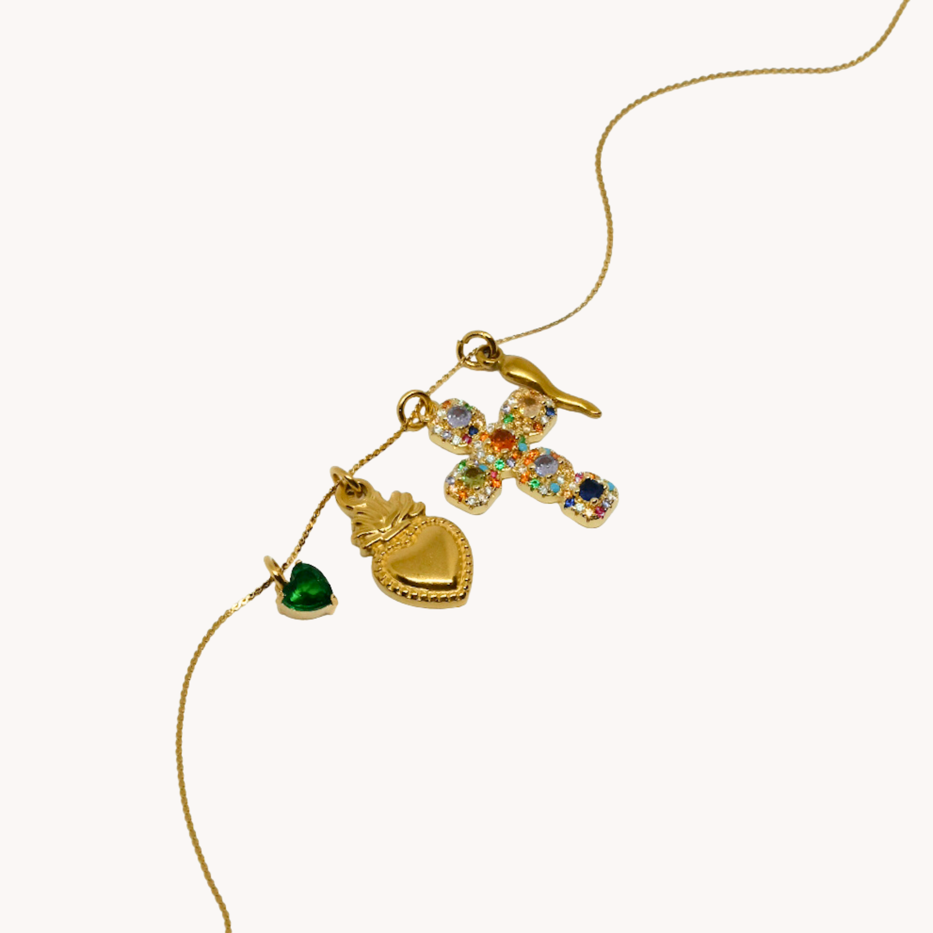 COLLANA CHARMS RAINBOW