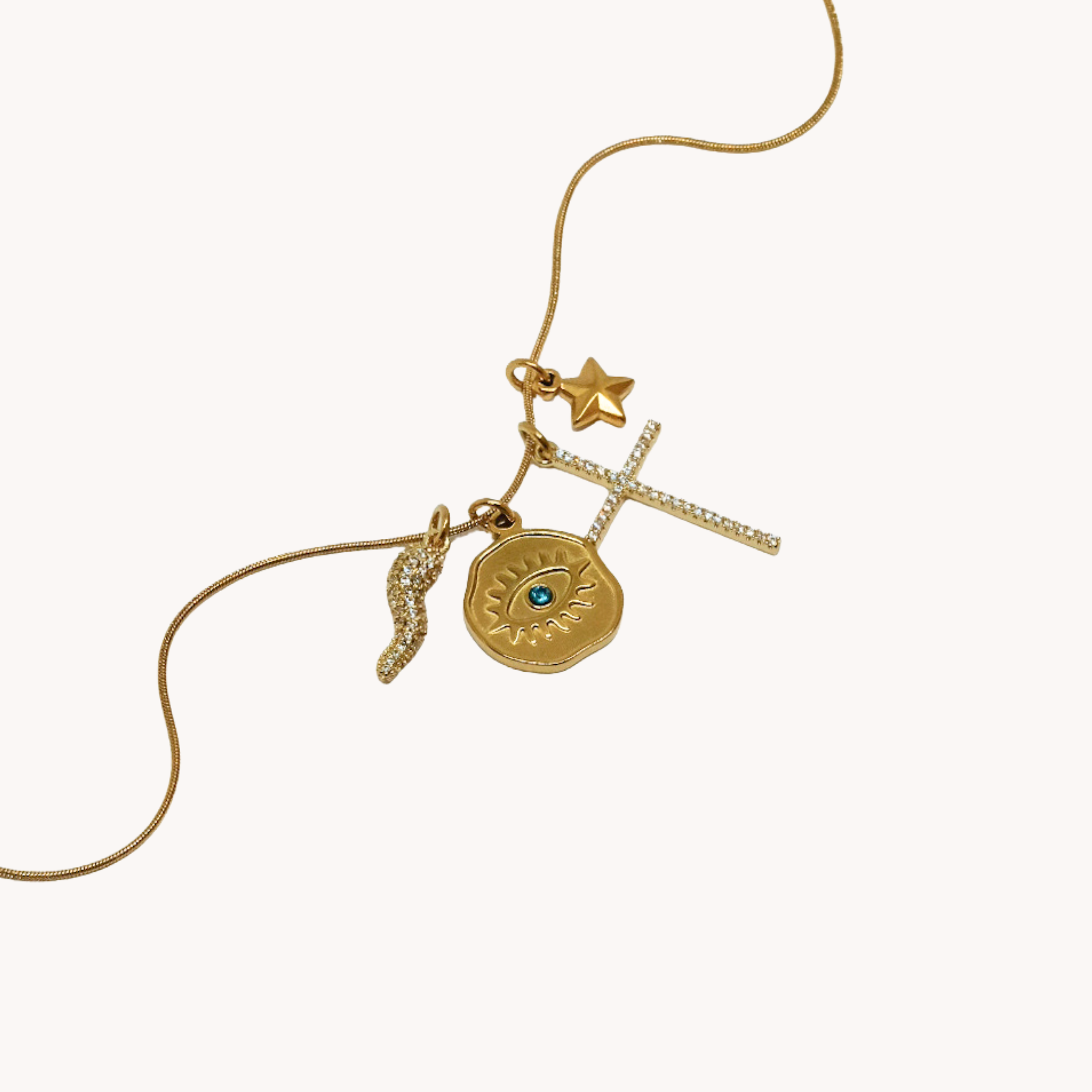 COLLANA CHARMS OCCHIO