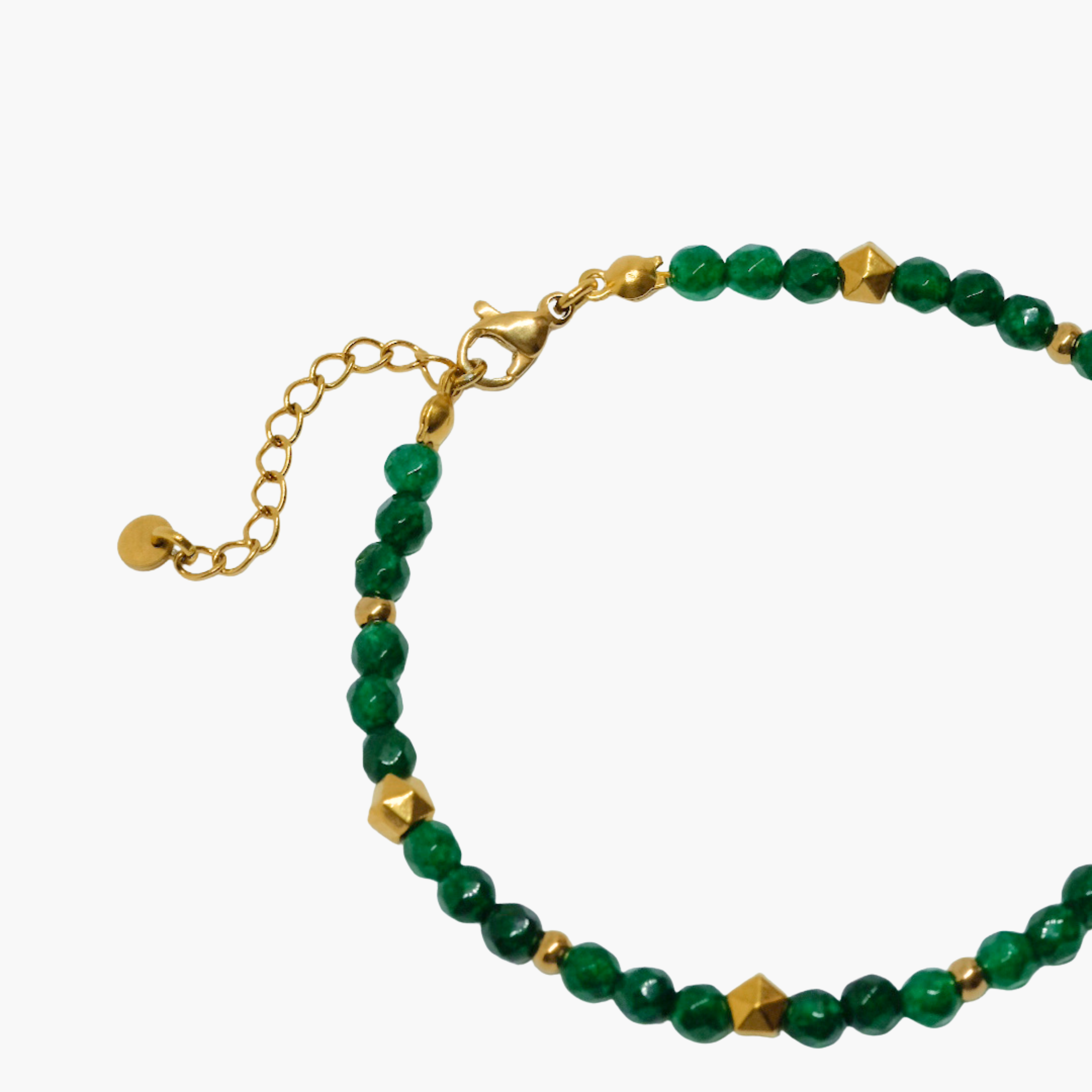 BRACCIALE PERLINE VERDI