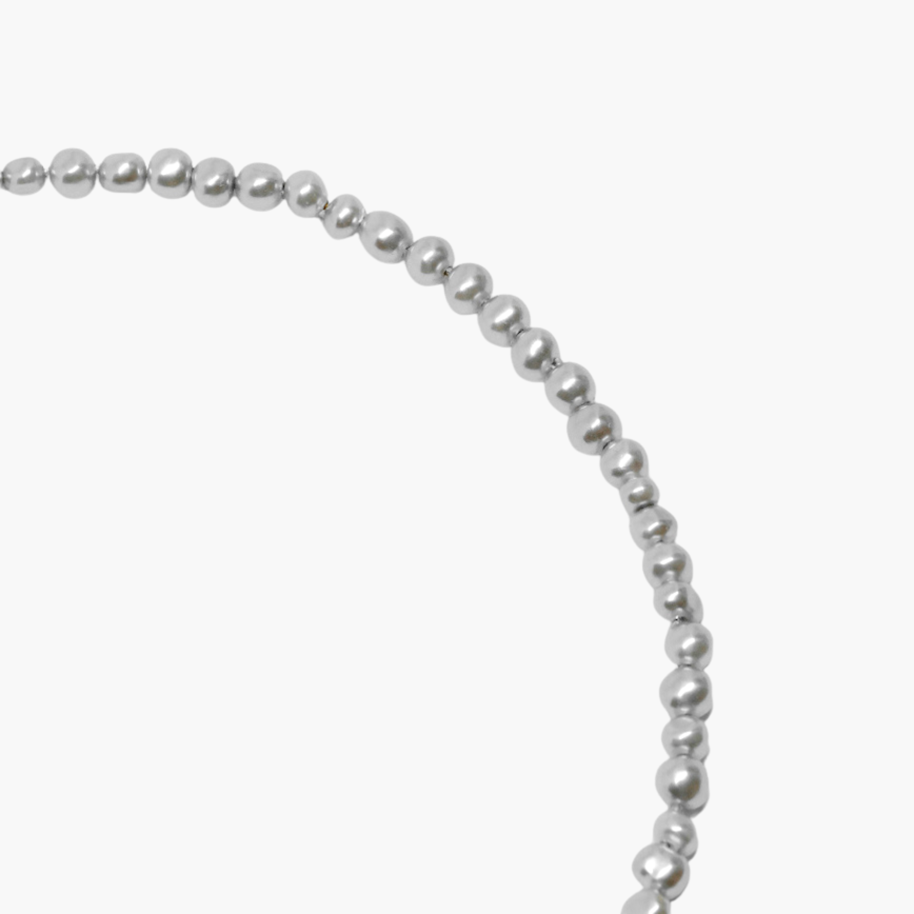 BRACCIALE PERLINE SILVER