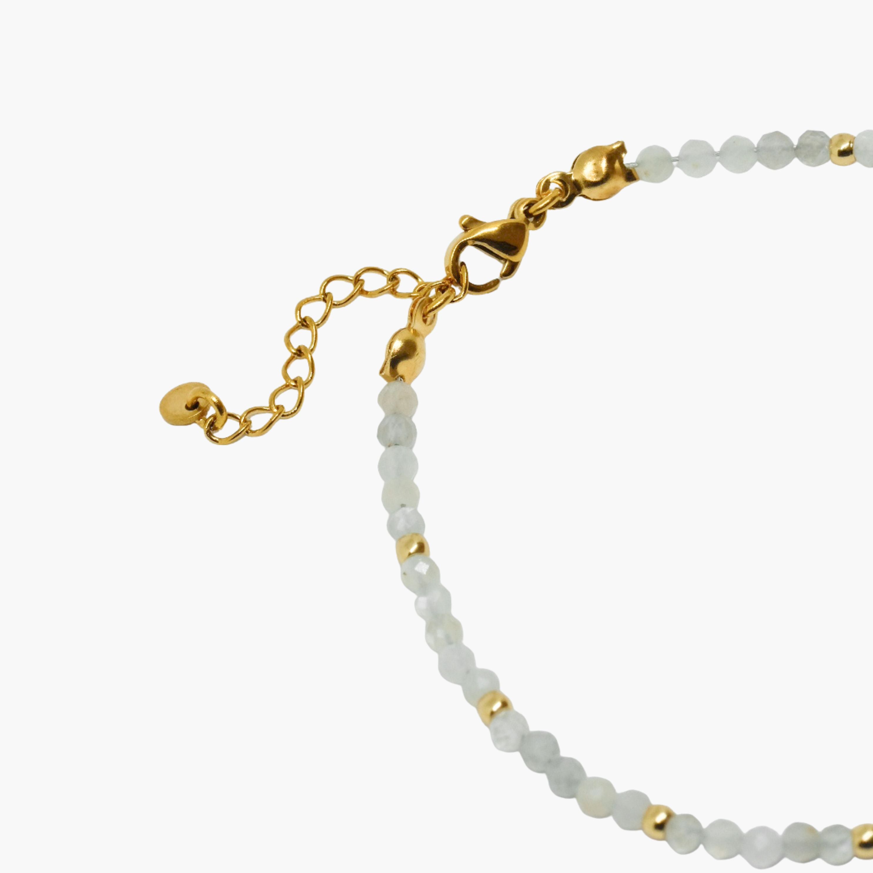 BRACCIALE PERLINE BEIGE