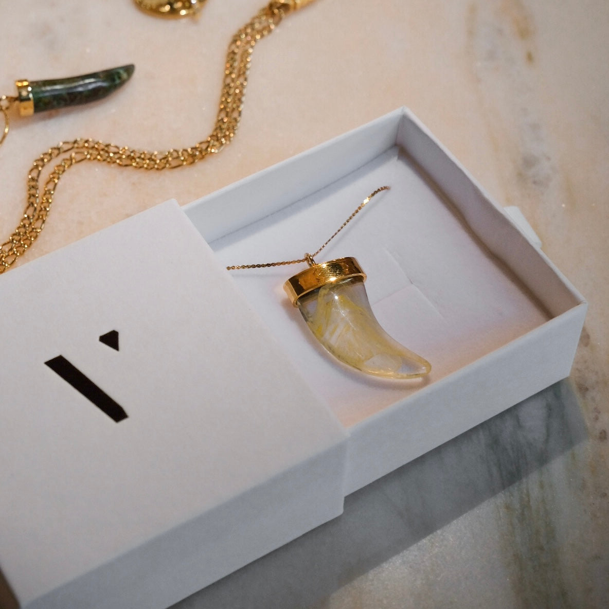 COLLANA CORNO VULCANIA