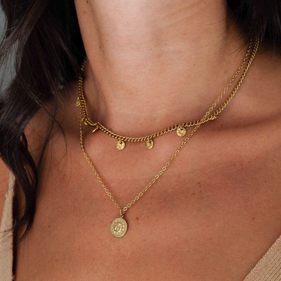 DOPPIA COLLANA SOLE