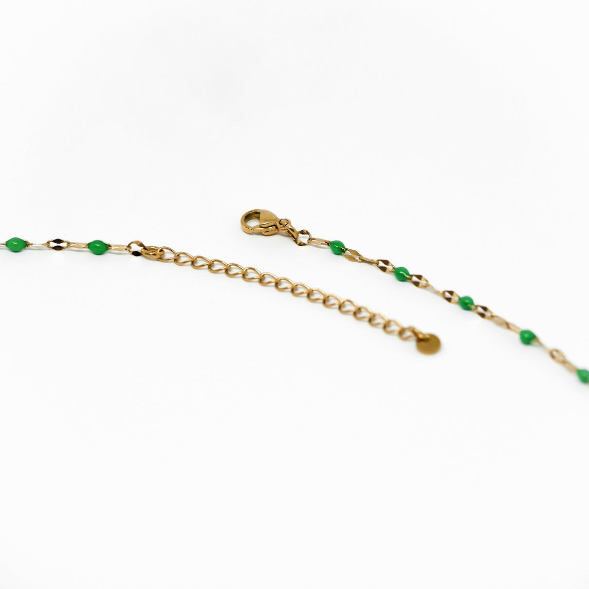 BODY CHAIN ORO/VERDE - Regolabile