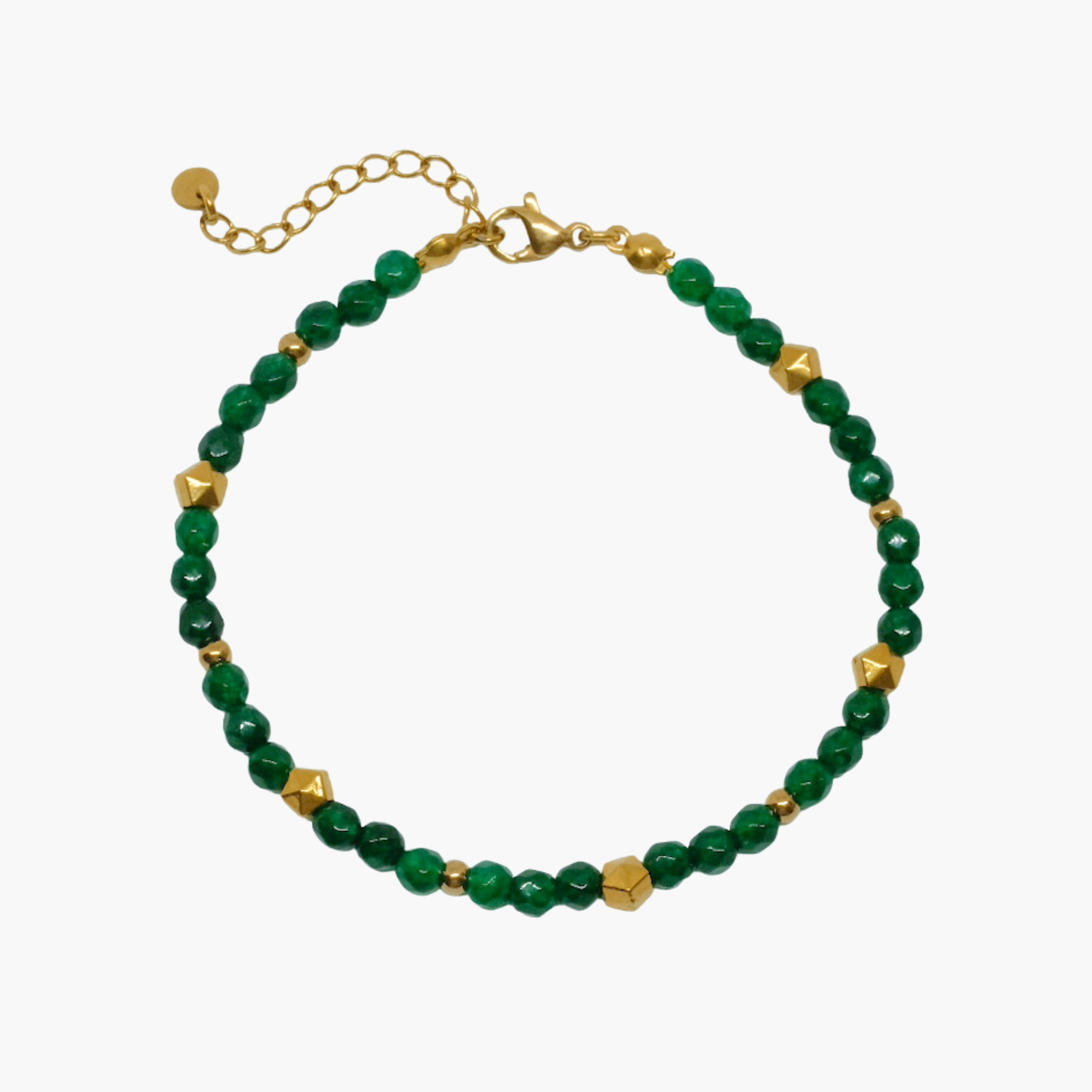 BRACCIALE PERLINE VERDI