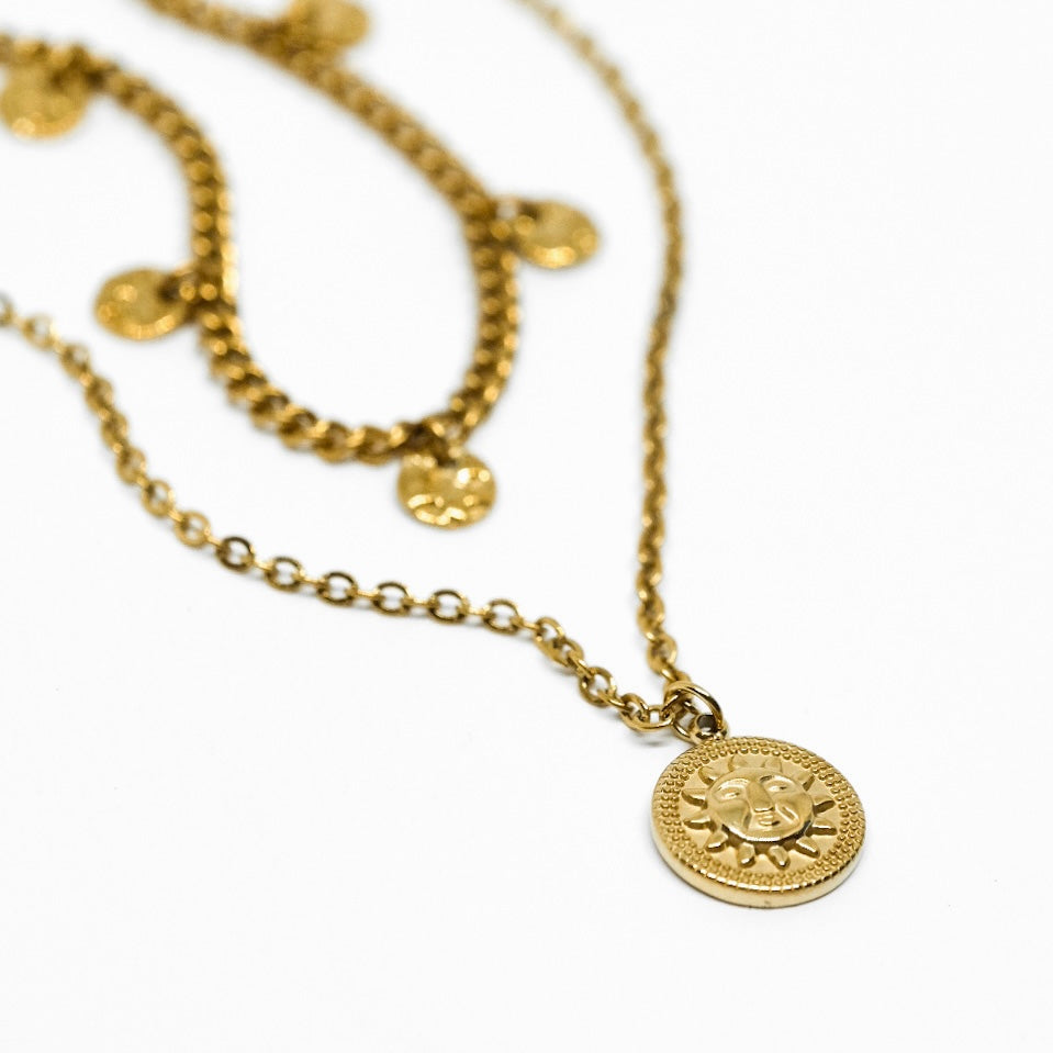 DOPPIA COLLANA SOLE