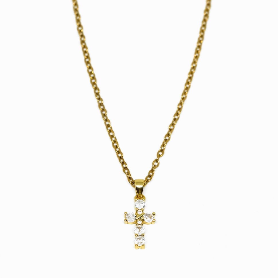COLLANA CROCE ORO