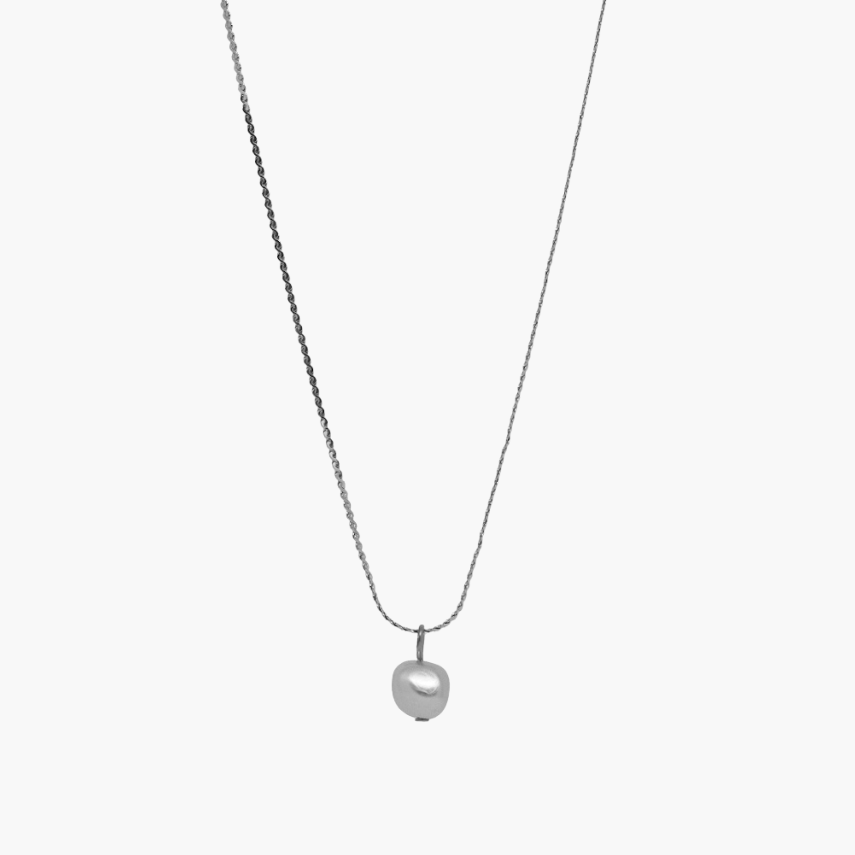 COLLANA PERLA SILVER