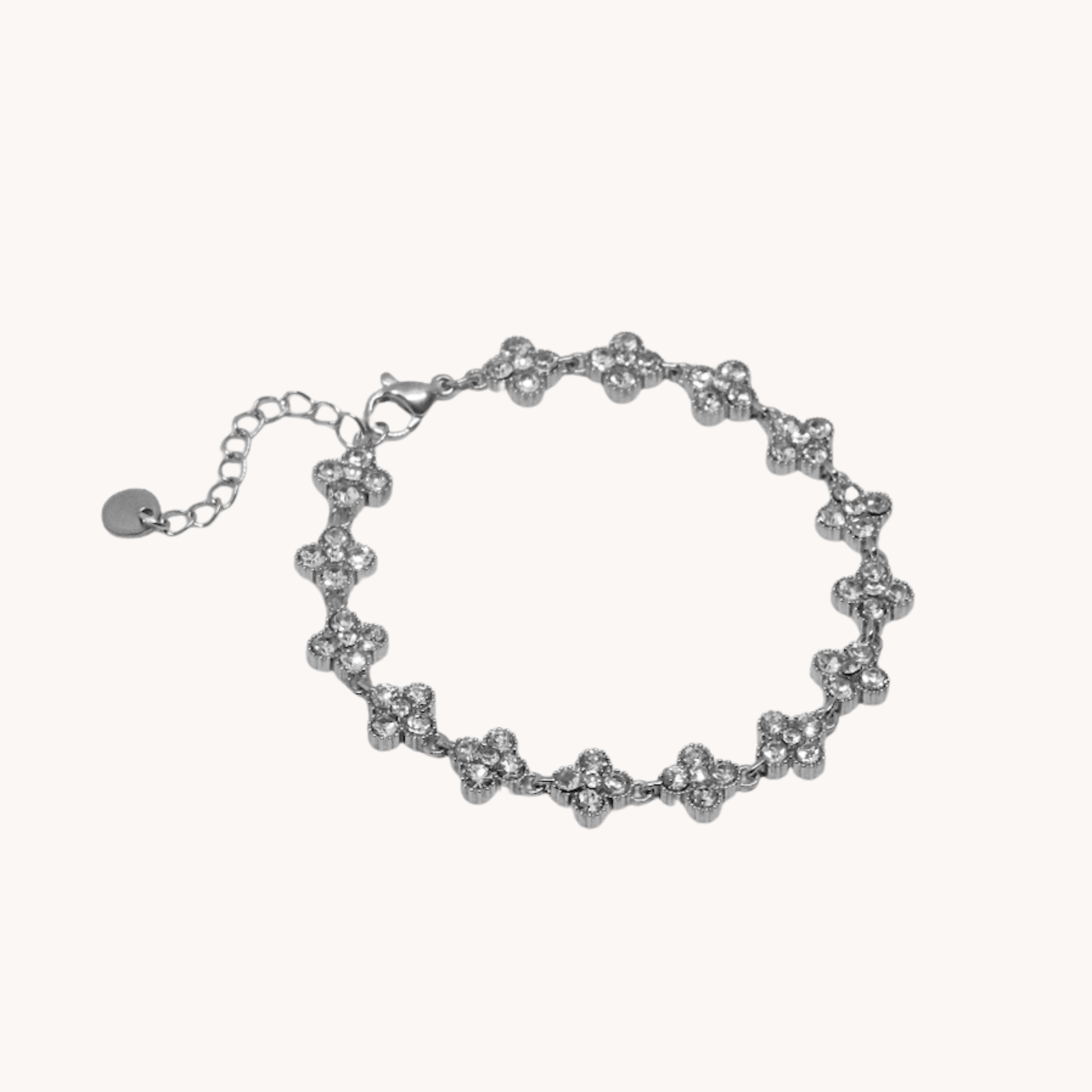 BRACCIALE QUADRIFOGLIO ZIRCONATO