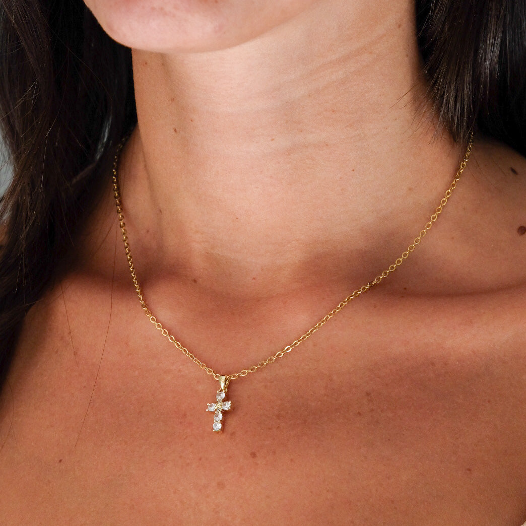 COLLANA CROCE ORO