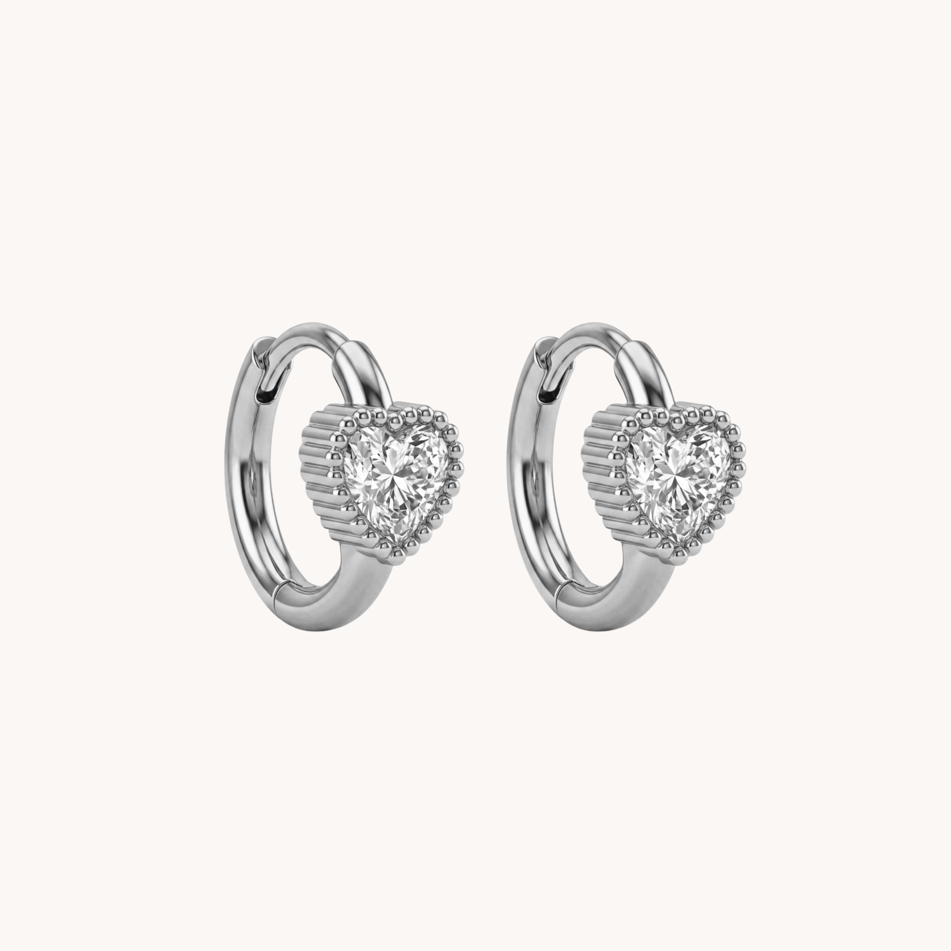 COPPIA ORECCHINI CUORE