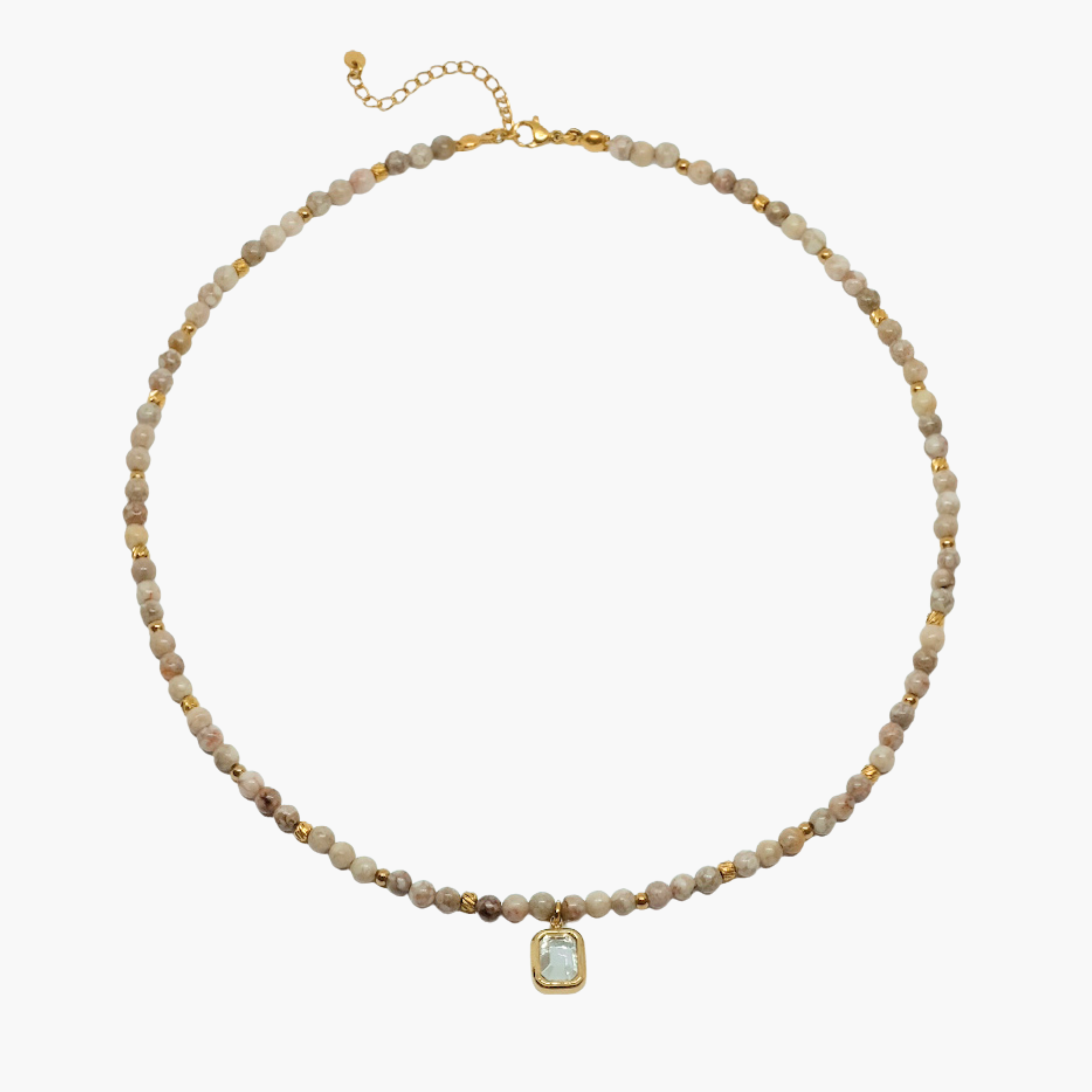 GIROCOLLO PERLINE E ZIRCONE