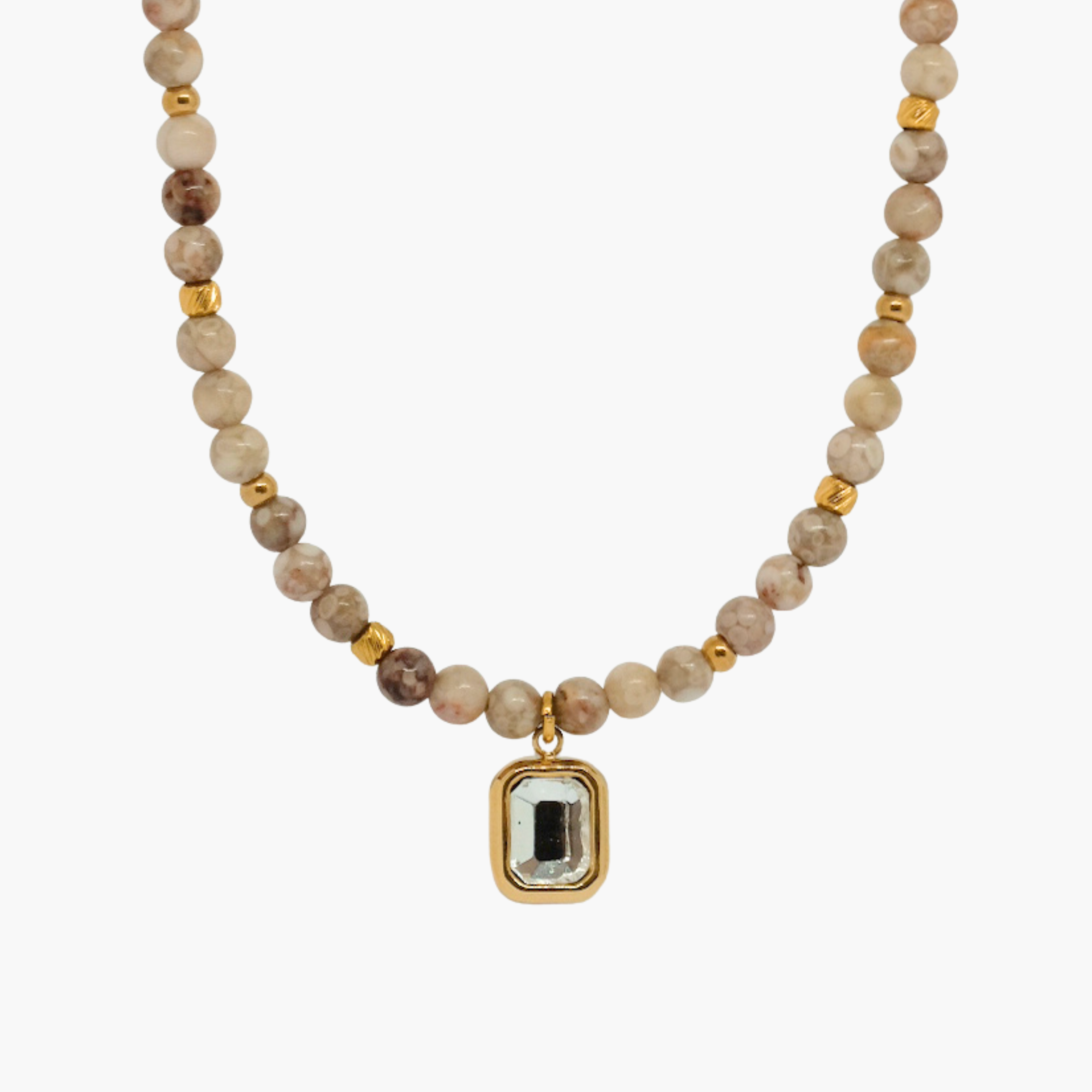 GIROCOLLO PERLINE E ZIRCONE