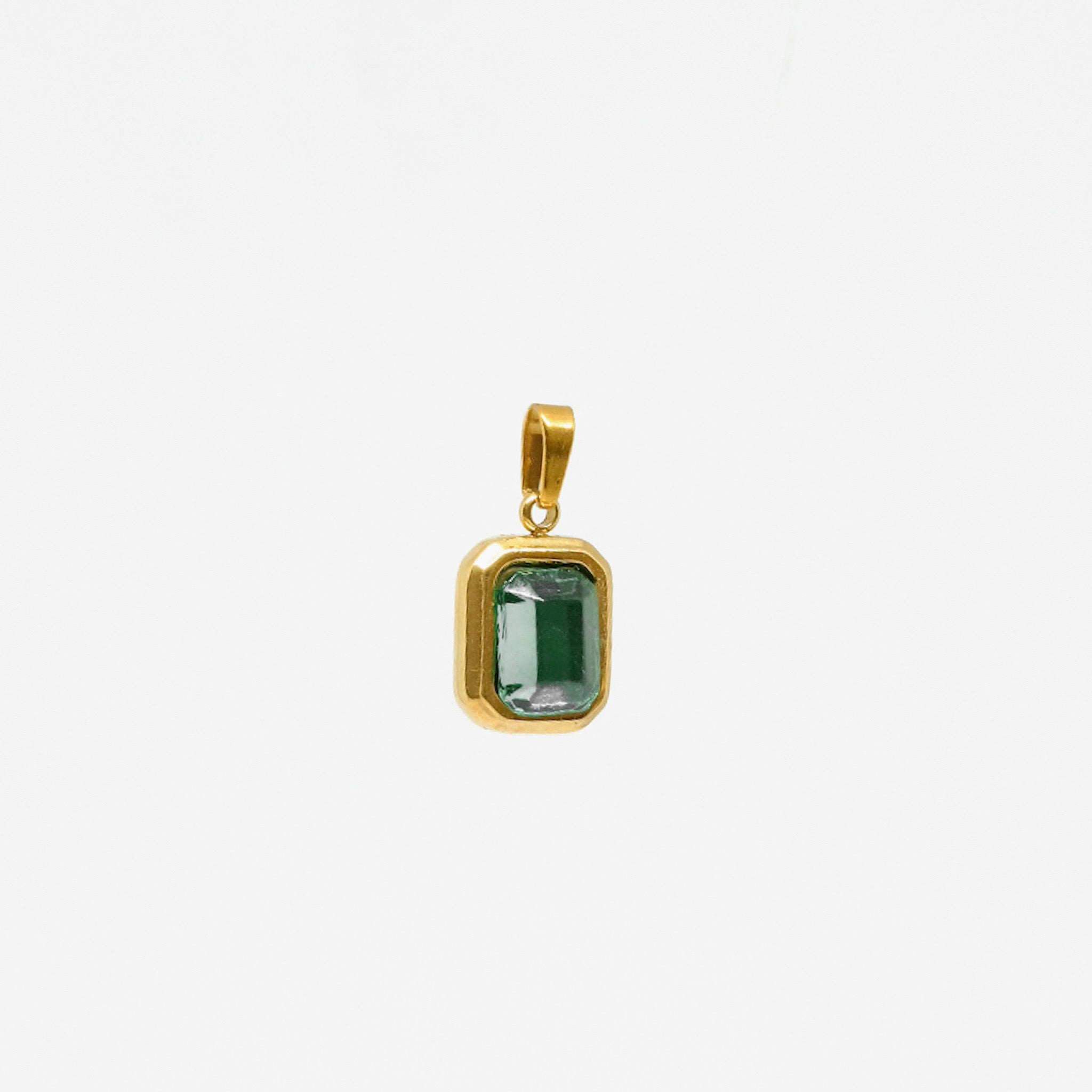 Ciondolo zircone verde