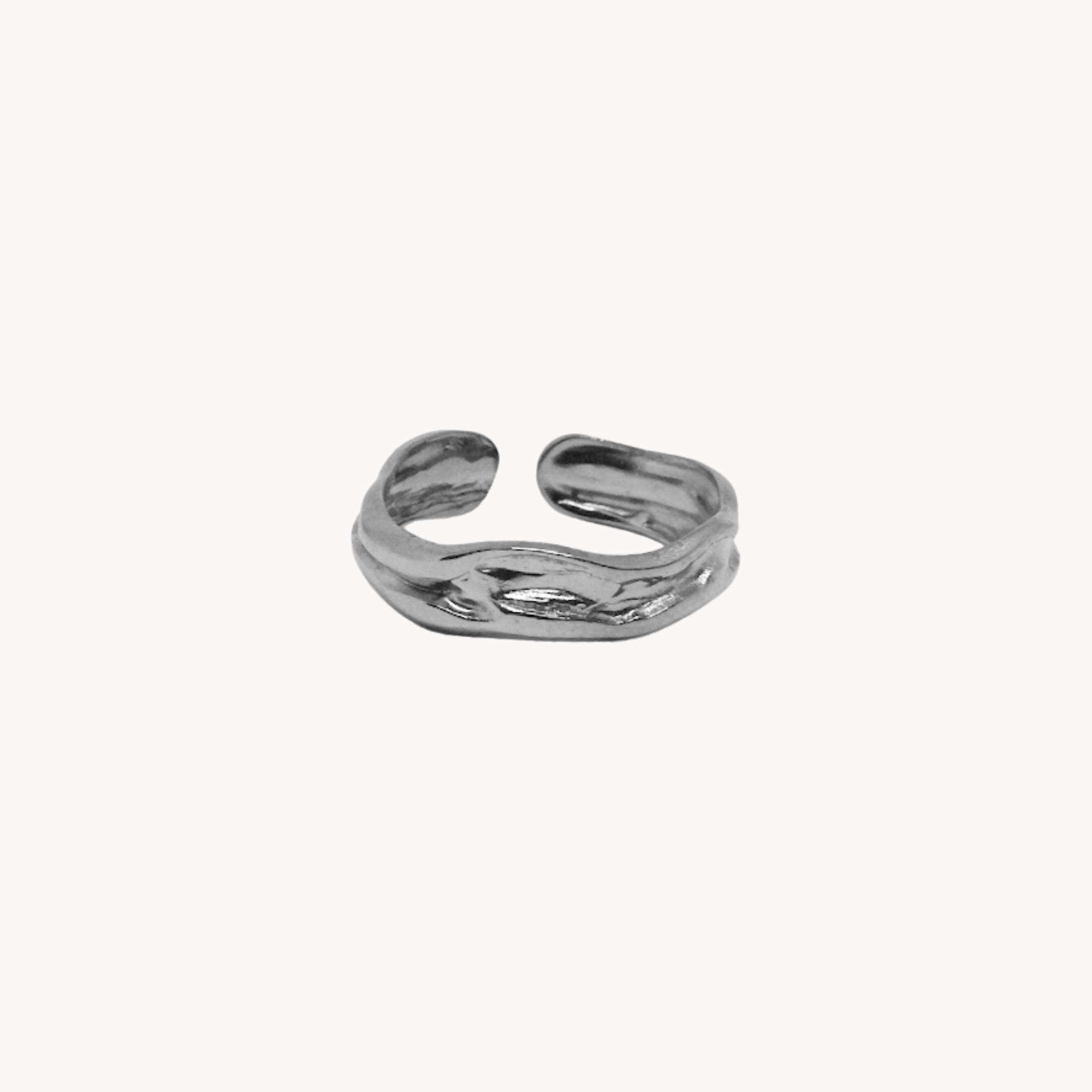 ANELLO FASCIA MARTELLATA