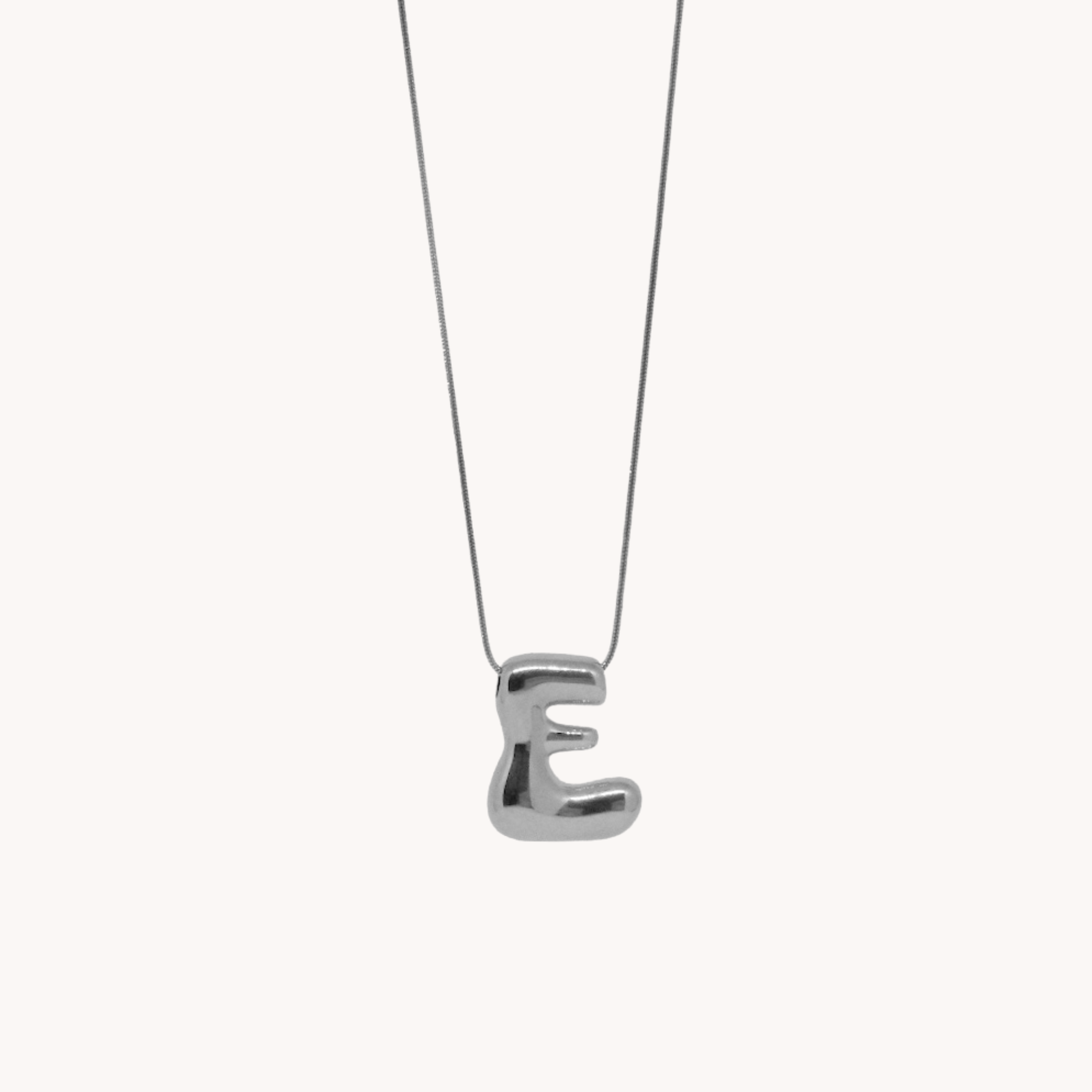 COLLANA LETTERA BOMBATA
