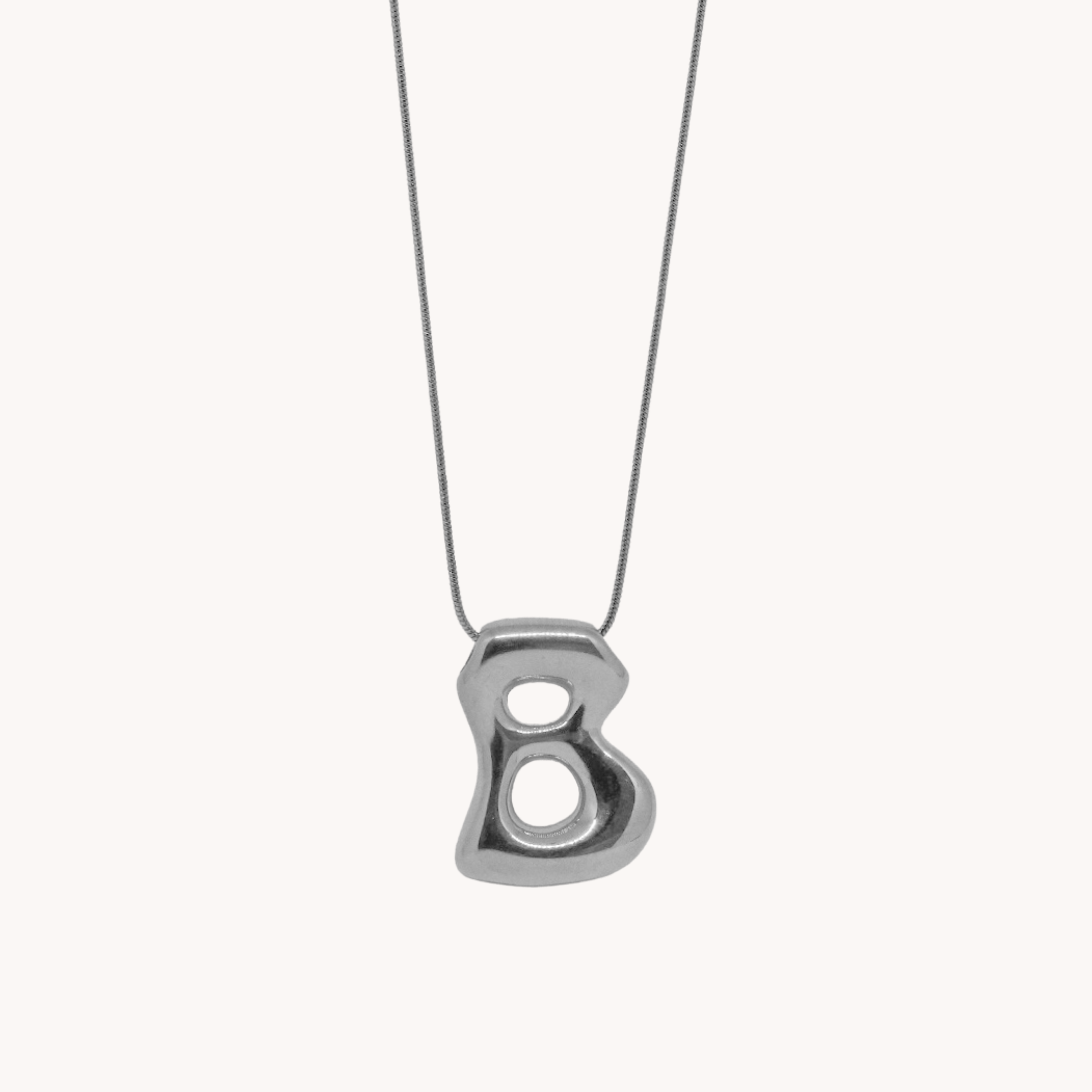COLLANA LETTERA BOMBATA