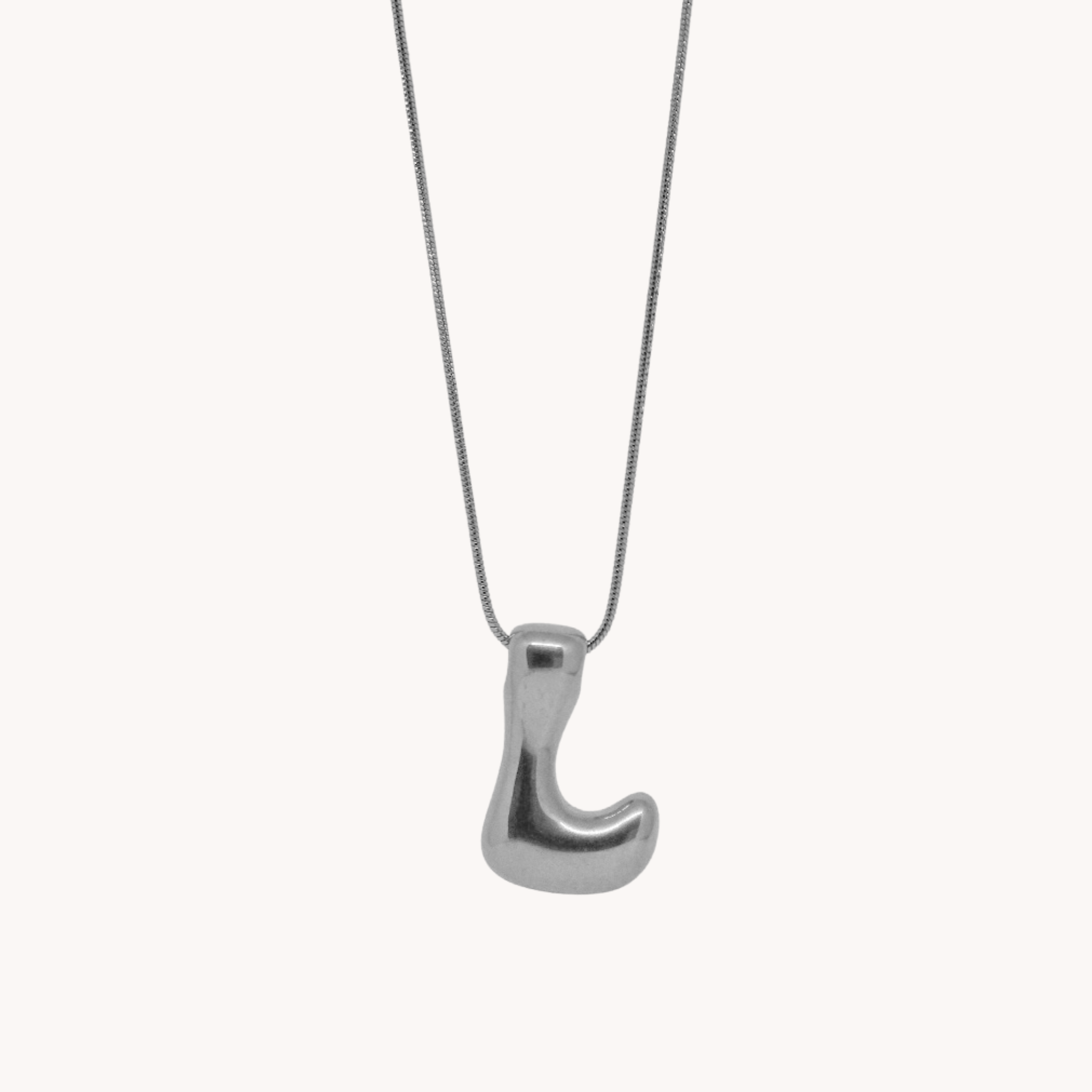 COLLANA LETTERA BOMBATA