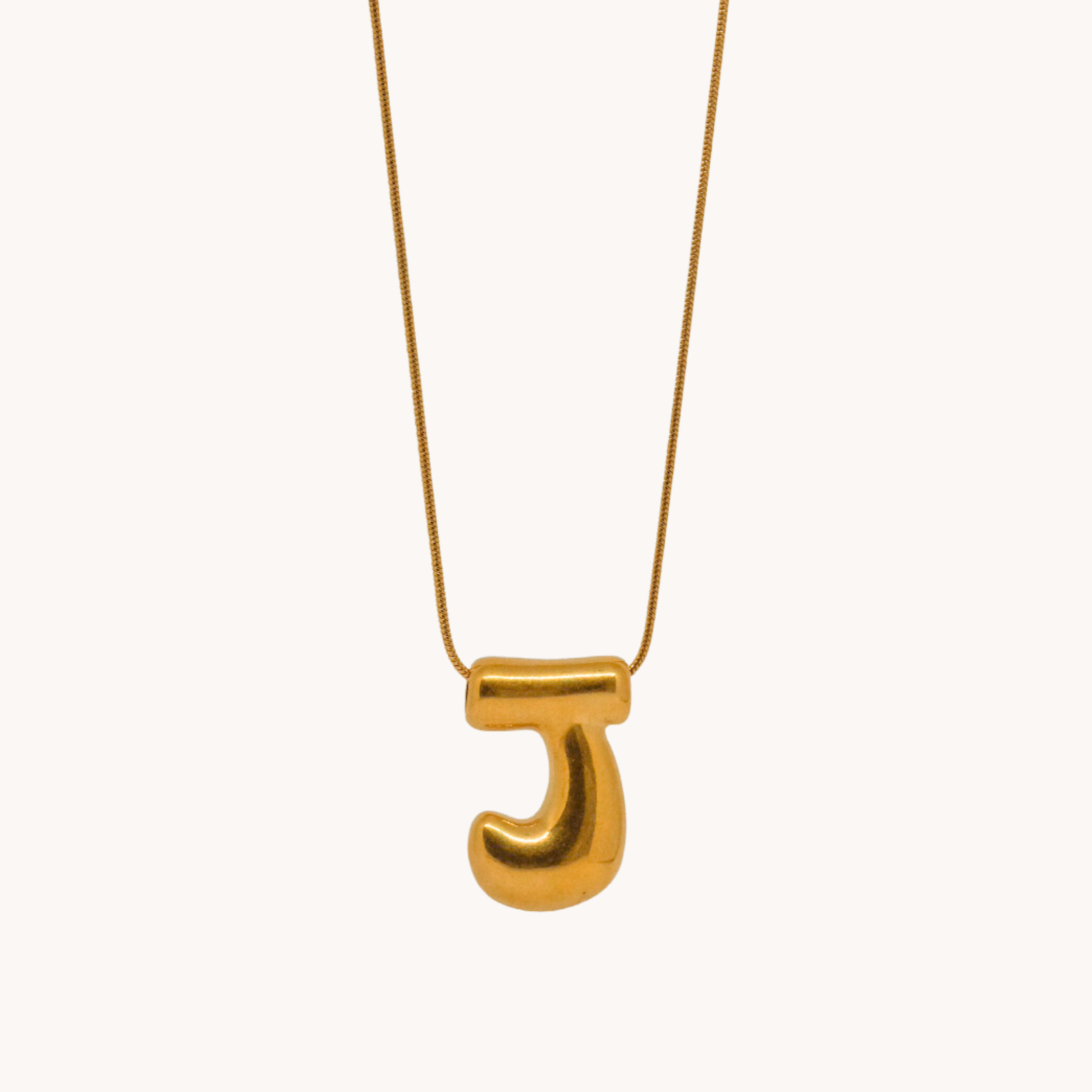 COLLANA LETTERA BOMBATA