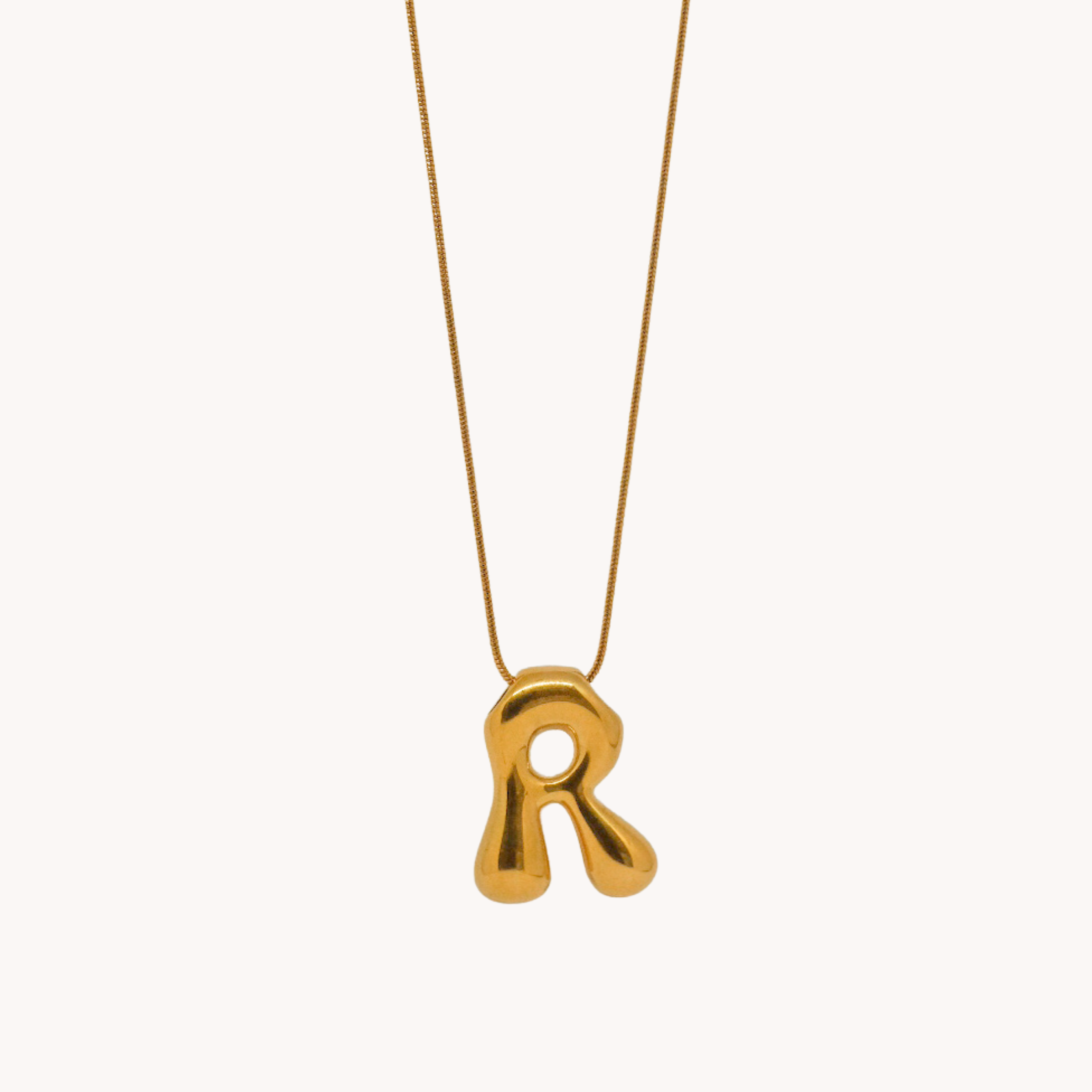 COLLANA LETTERA BOMBATA