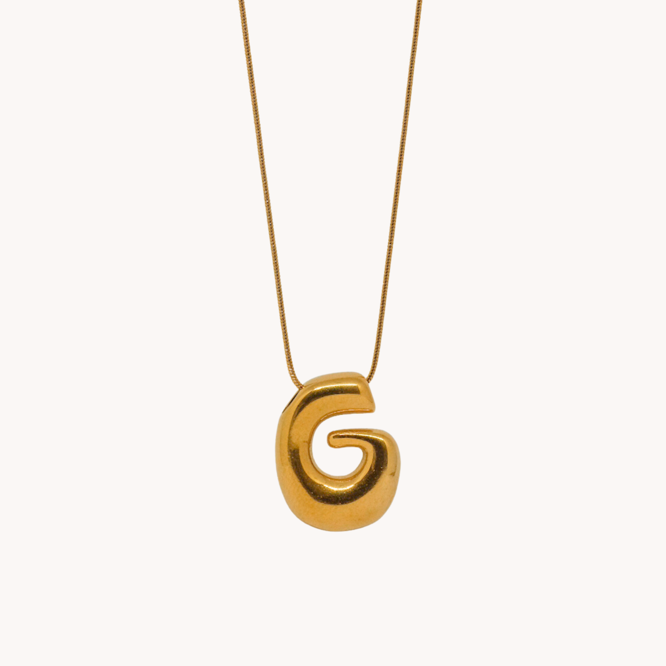 COLLANA LETTERA BOMBATA