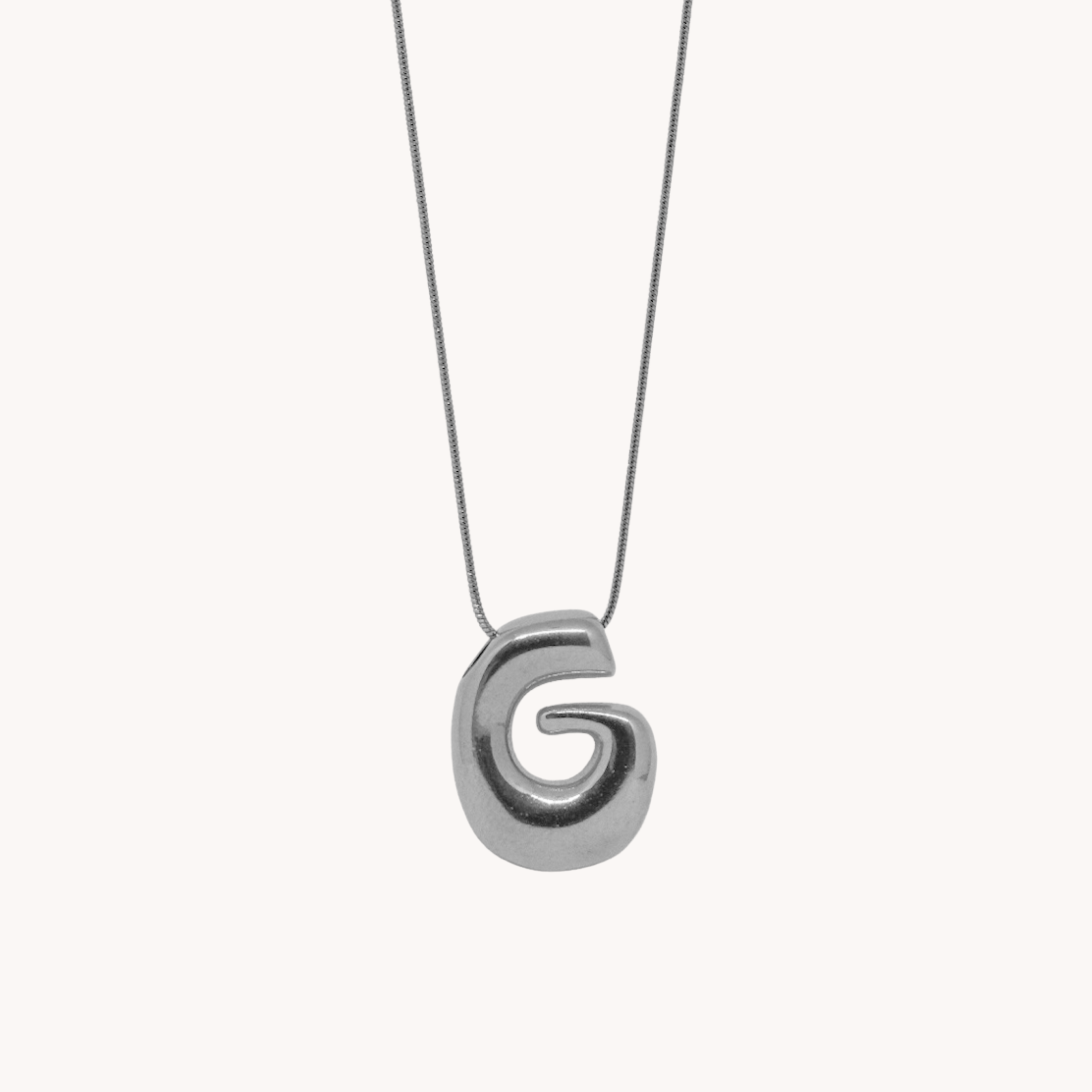 COLLANA LETTERA BOMBATA